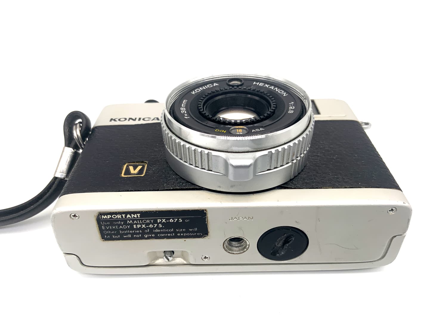 Konica C35 V Sucherkamera mit Hexanon 38mm 1:2.8 Kompaktkamera Analogkamera