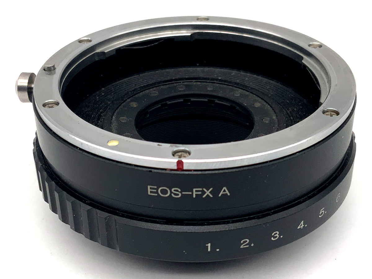 Adaptateur d'objectif EOS-FX A avec ouverture d'iris continue (Canon EF -> Fujica X)