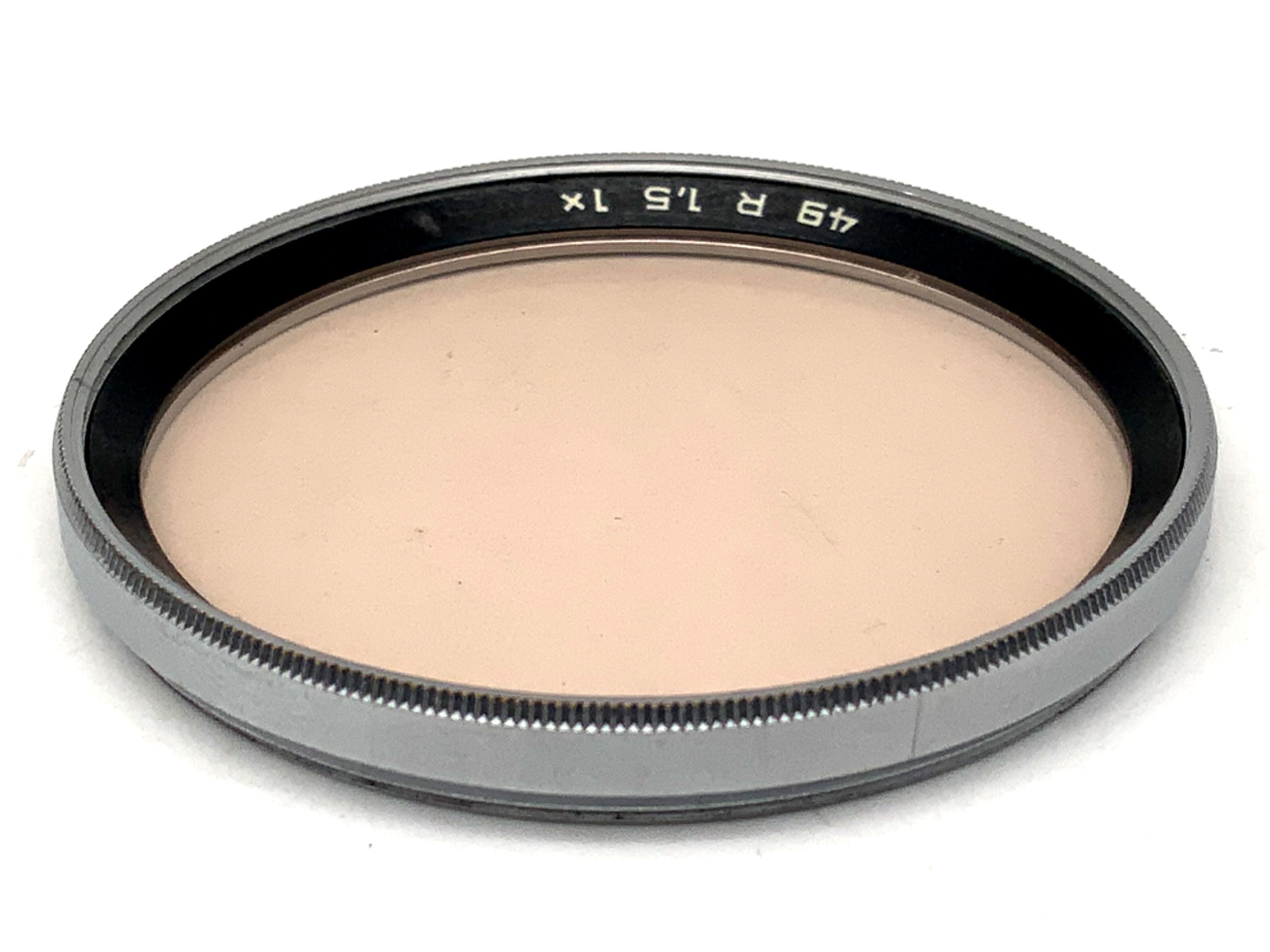 B+W Korrekturfilter R 1,5 1x Filter 49mm Kreisförmig Filtergewinde