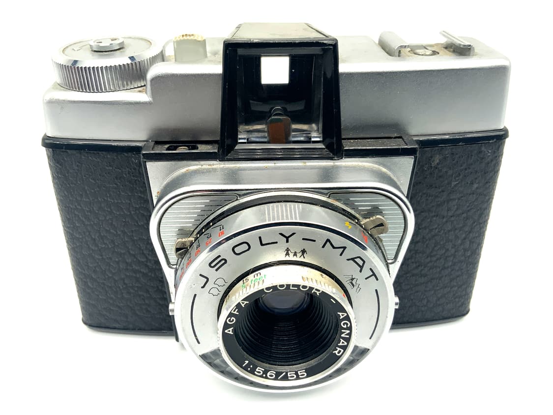 Agfa Jsoly-Mat Sucherkamera mit Color Agnar 55mm 1:5.6 Analogkamera