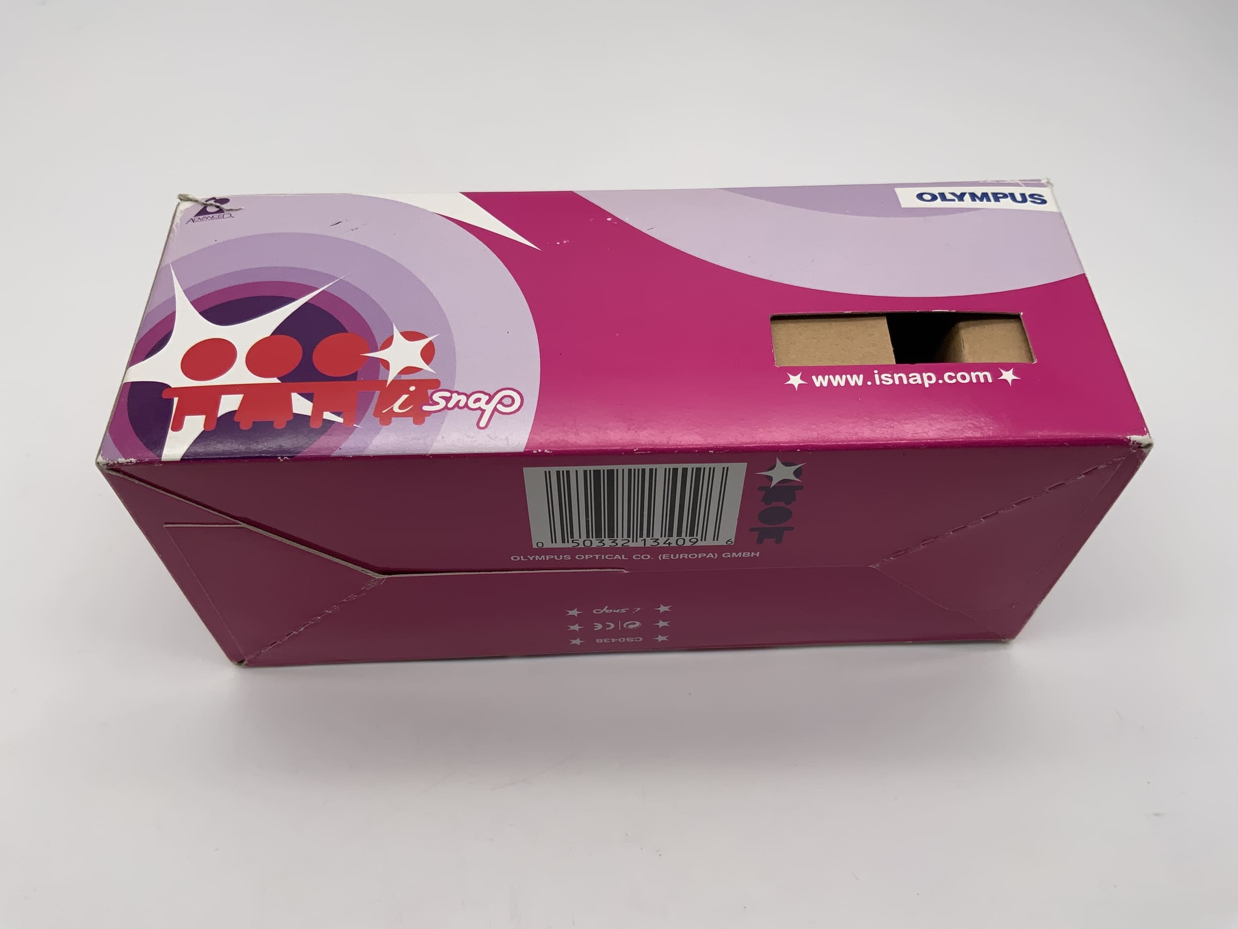 Appareil photo compact Olympus i snap Point&amp;Shoot APS rose, emballage d'origine sans batterie