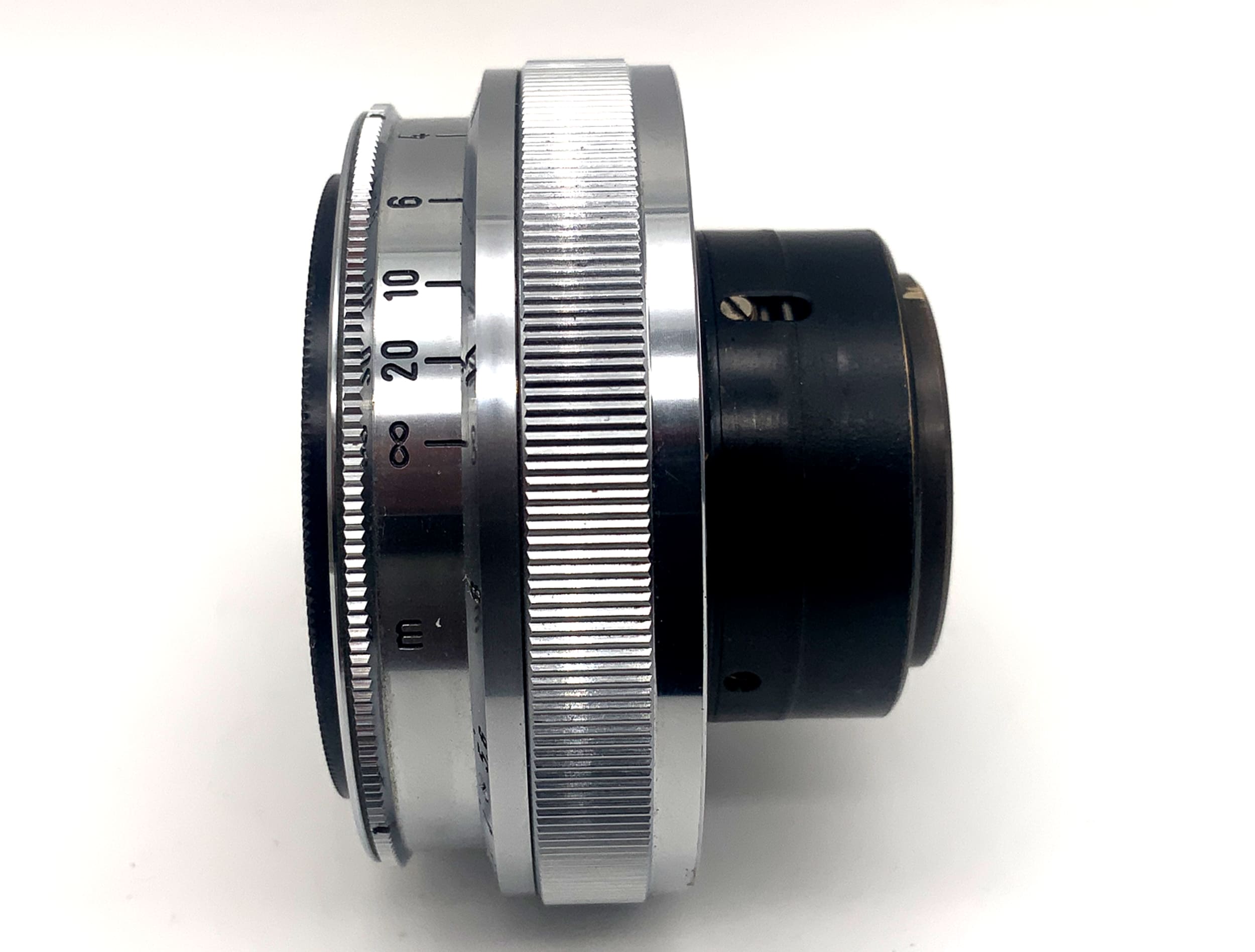 Zeiss-Opton Biogon red T 35mm 1:2.8 Objektiv Festbrennweite (Contax RF) Pilz!