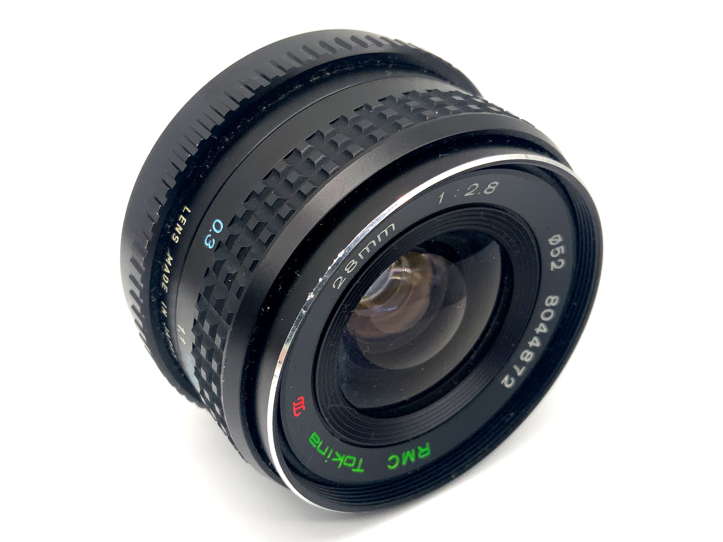 Tokina RMC II 28mm 1:2.8 Objektiv Festbrennweite (Minolta MD) Text lesen!