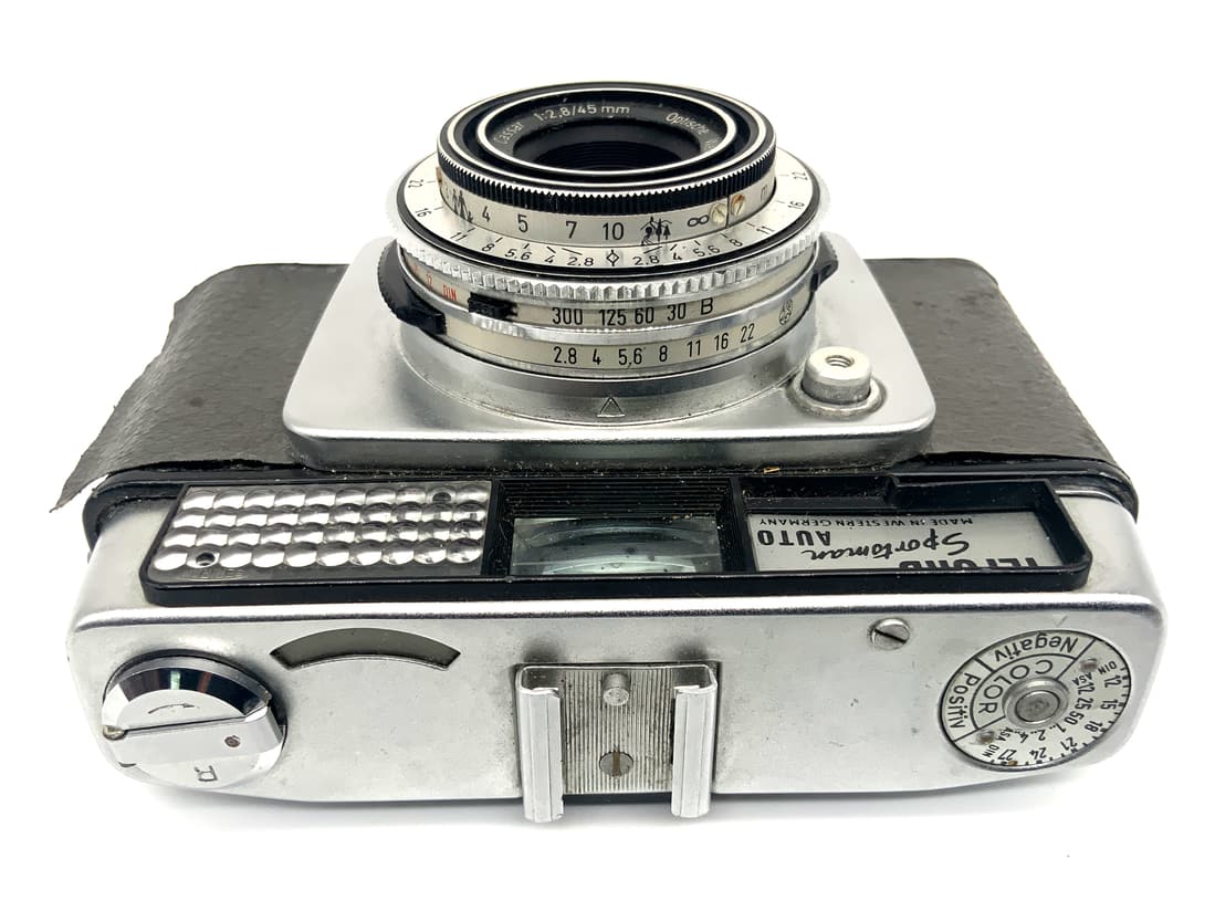 Ilford Sportsman Sucherkamera mit Steinheil München Cassar 45mm 1:2.8