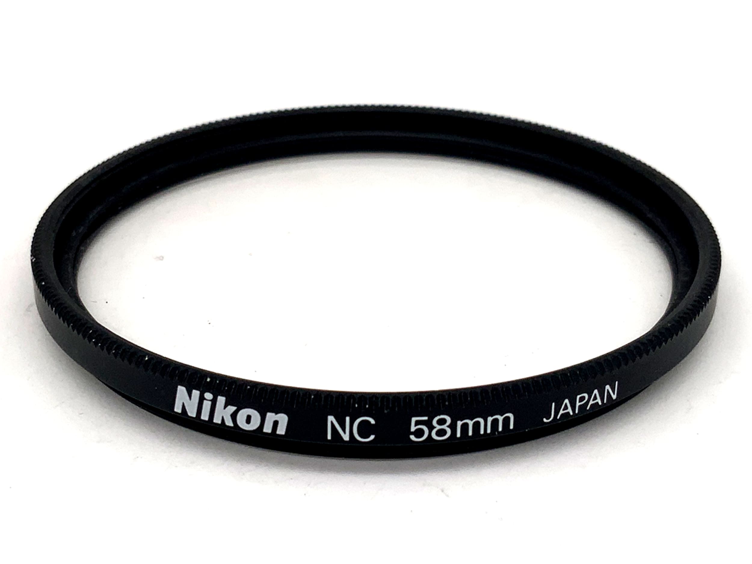 Filtre à couleur neutre Nikon NC, filetage circulaire de 58 mm