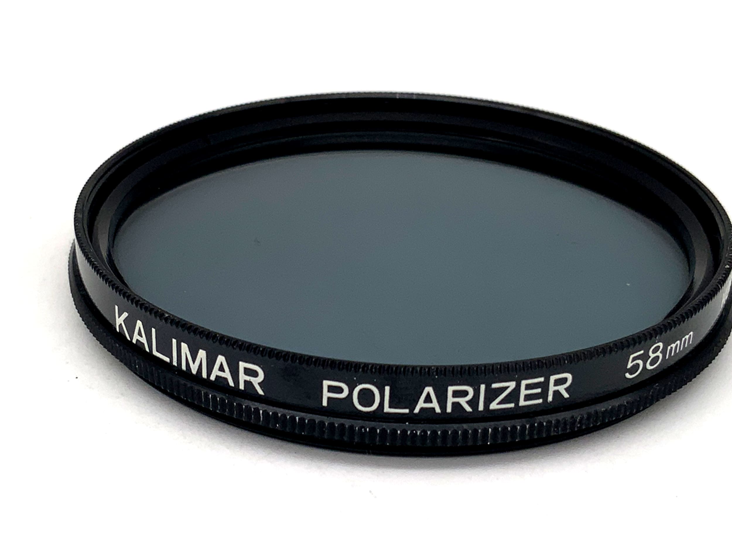 Kalimar Polfilter Polarizer circular Filter 58mm Kreisförmig Filtergewinde