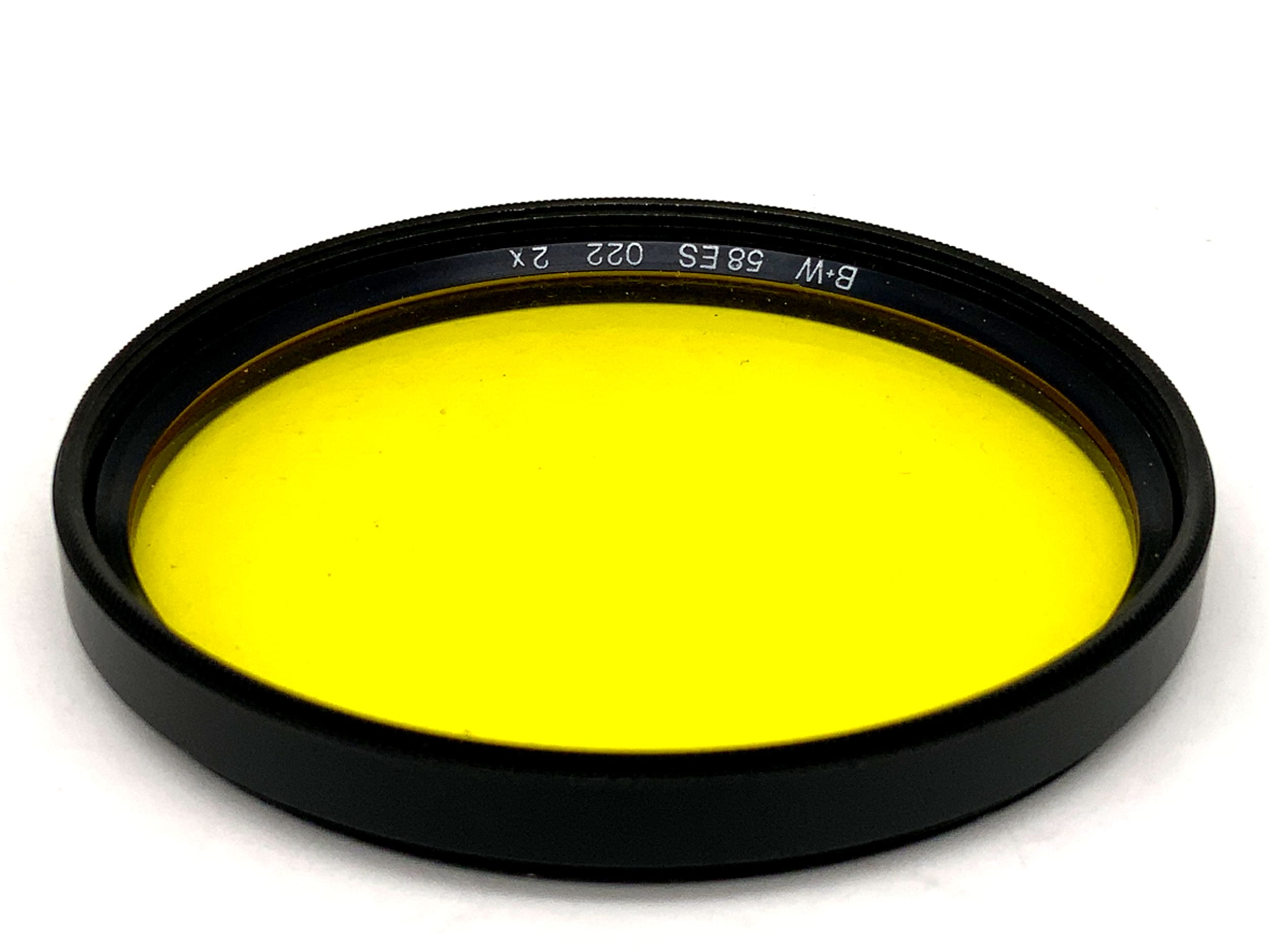 Filtre couleur B+W 58ES 022, 2 filtres jaunes, filetage circulaire de 58 mm