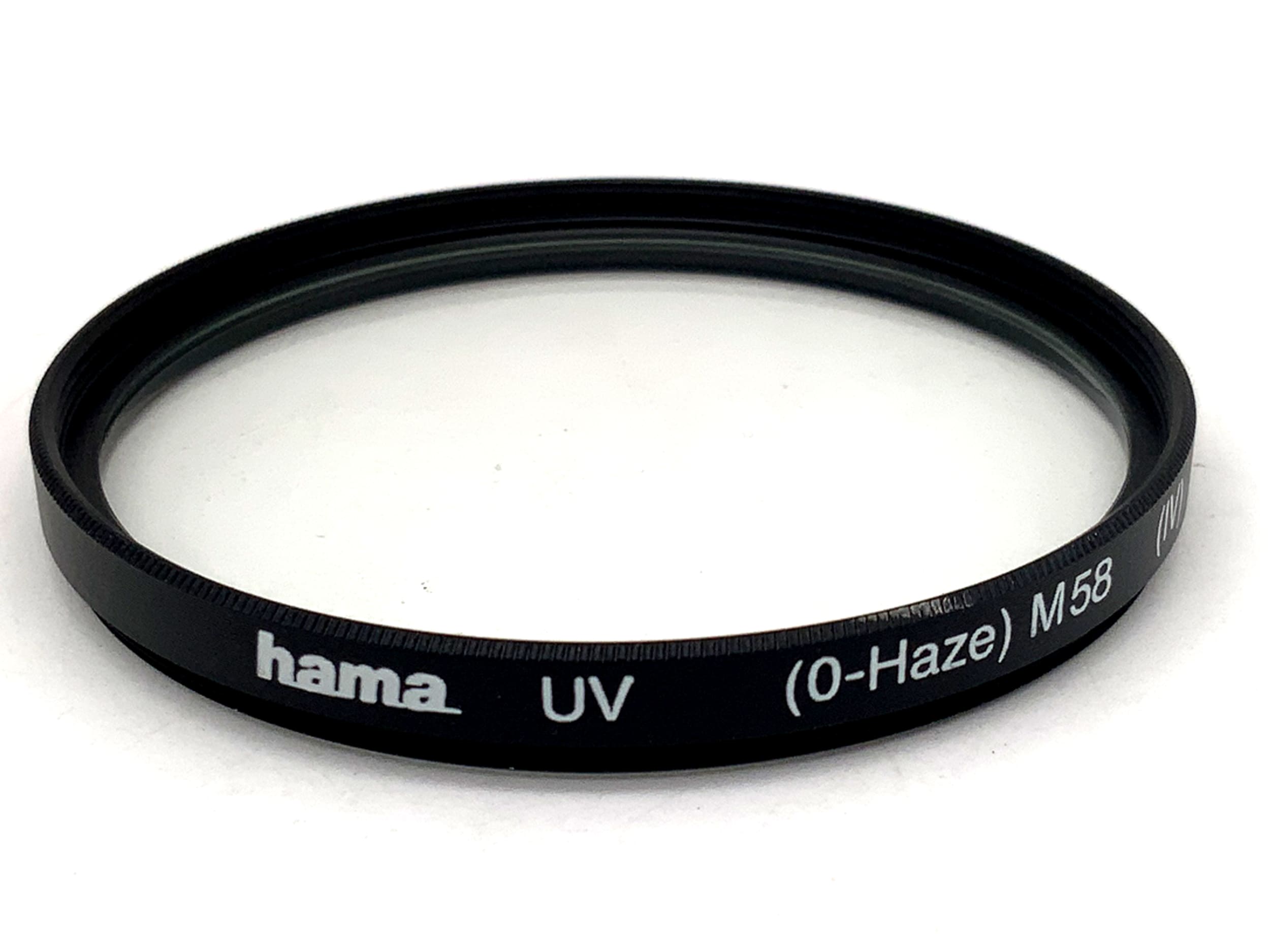 Hama UV (0-Haze) M58 (IV) Filter 58mm Kreisförmig Filtergewinde
