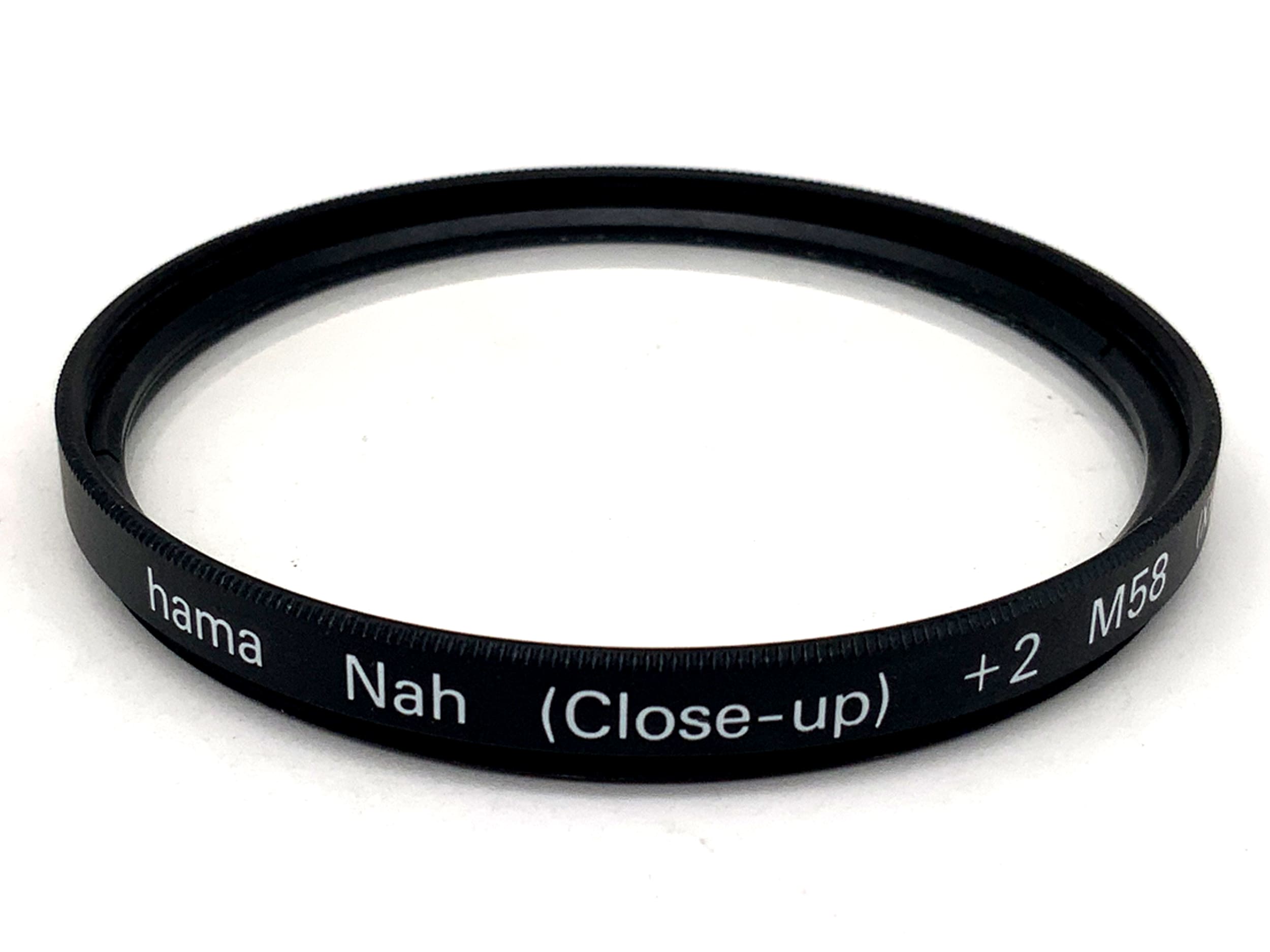 Hama Macro Linse Nah (Close-Up)+2 M58 (XX II) Filter 58mm Kreisförmig