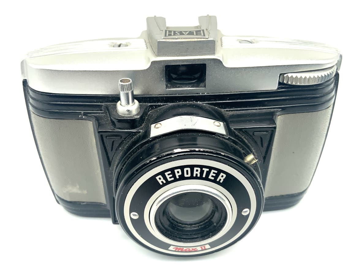Reporter Max II Sucherkamera mit Kompaktkamera Analogkamera