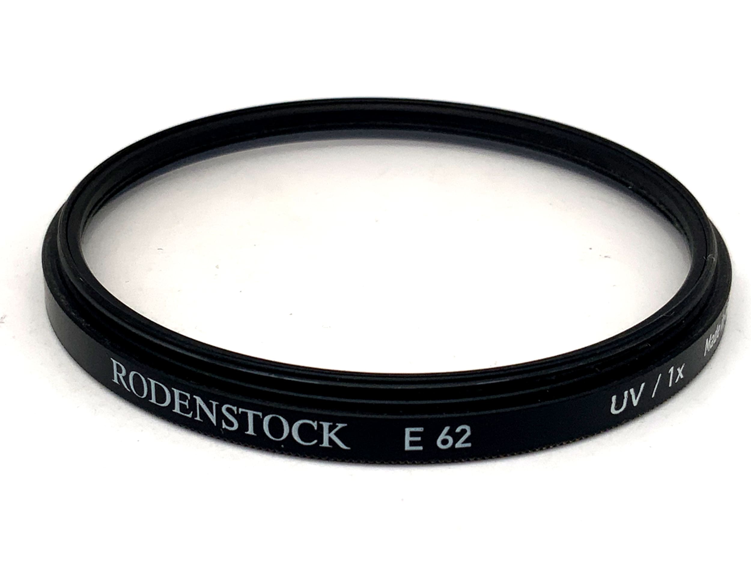 Rodenstock UV E62 UV/1x Filter 62mm Kreisförmig Filtergewinde