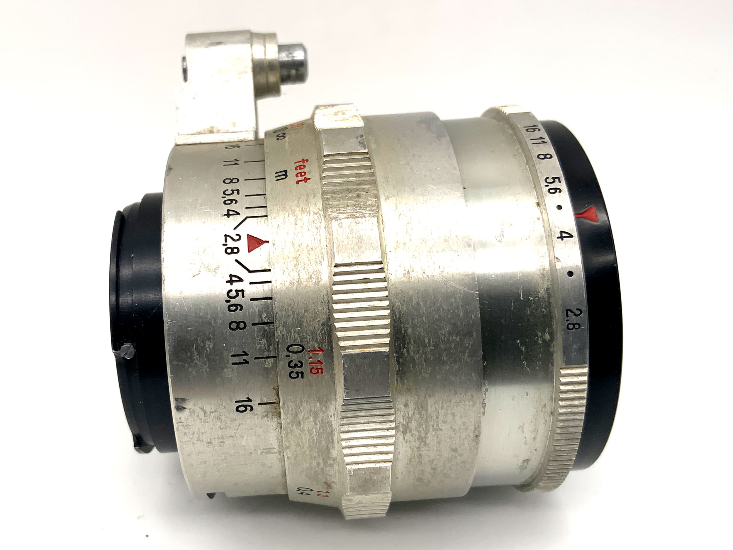 Carl Zeiss Jena Q1 Flektogon 35mm 1:2.8 Objektiv Festbrennweite (Exa) Pilz!