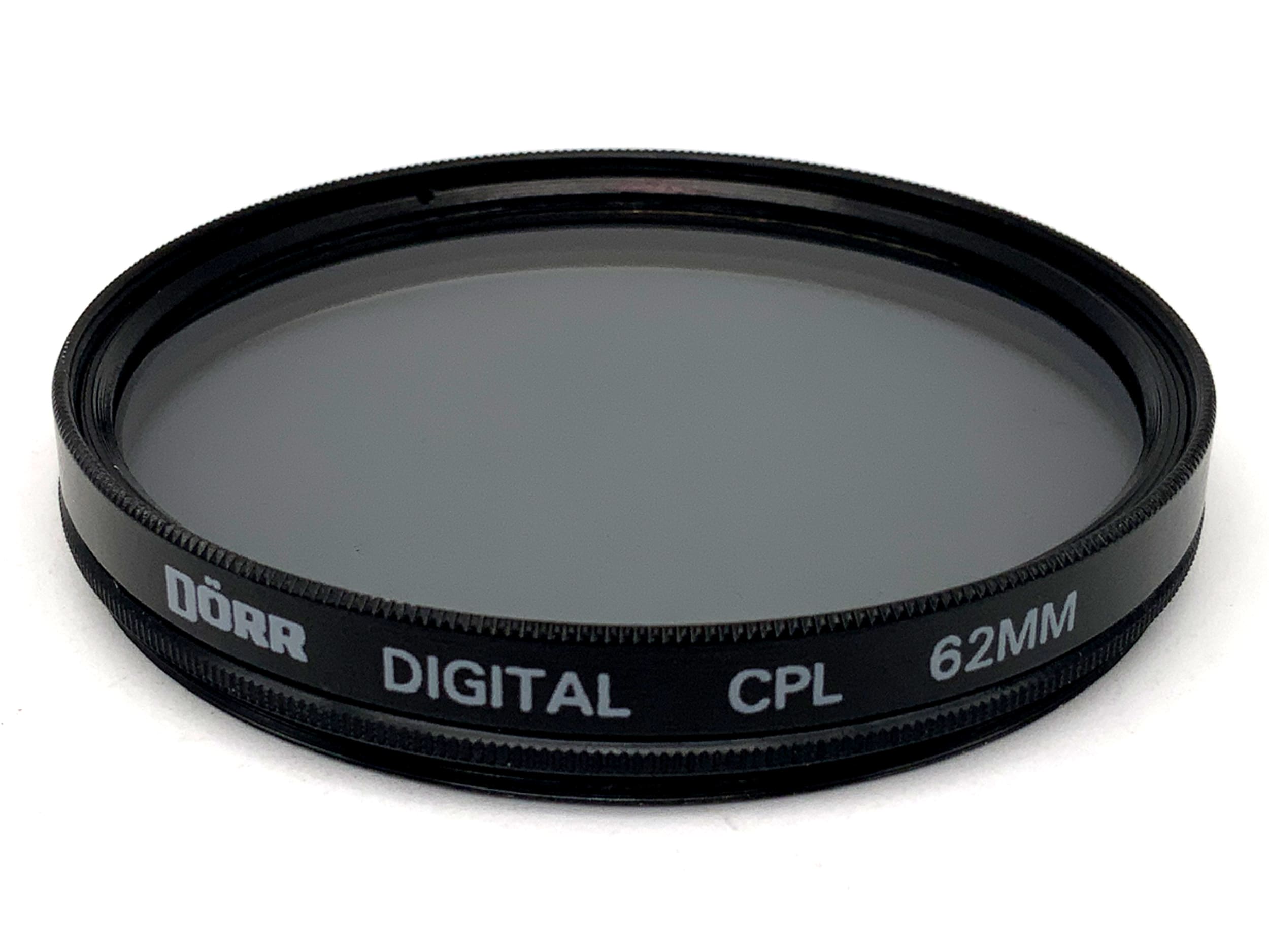Filtre polarisant numérique CPL circulaire Dörr, filetage de 62 mm