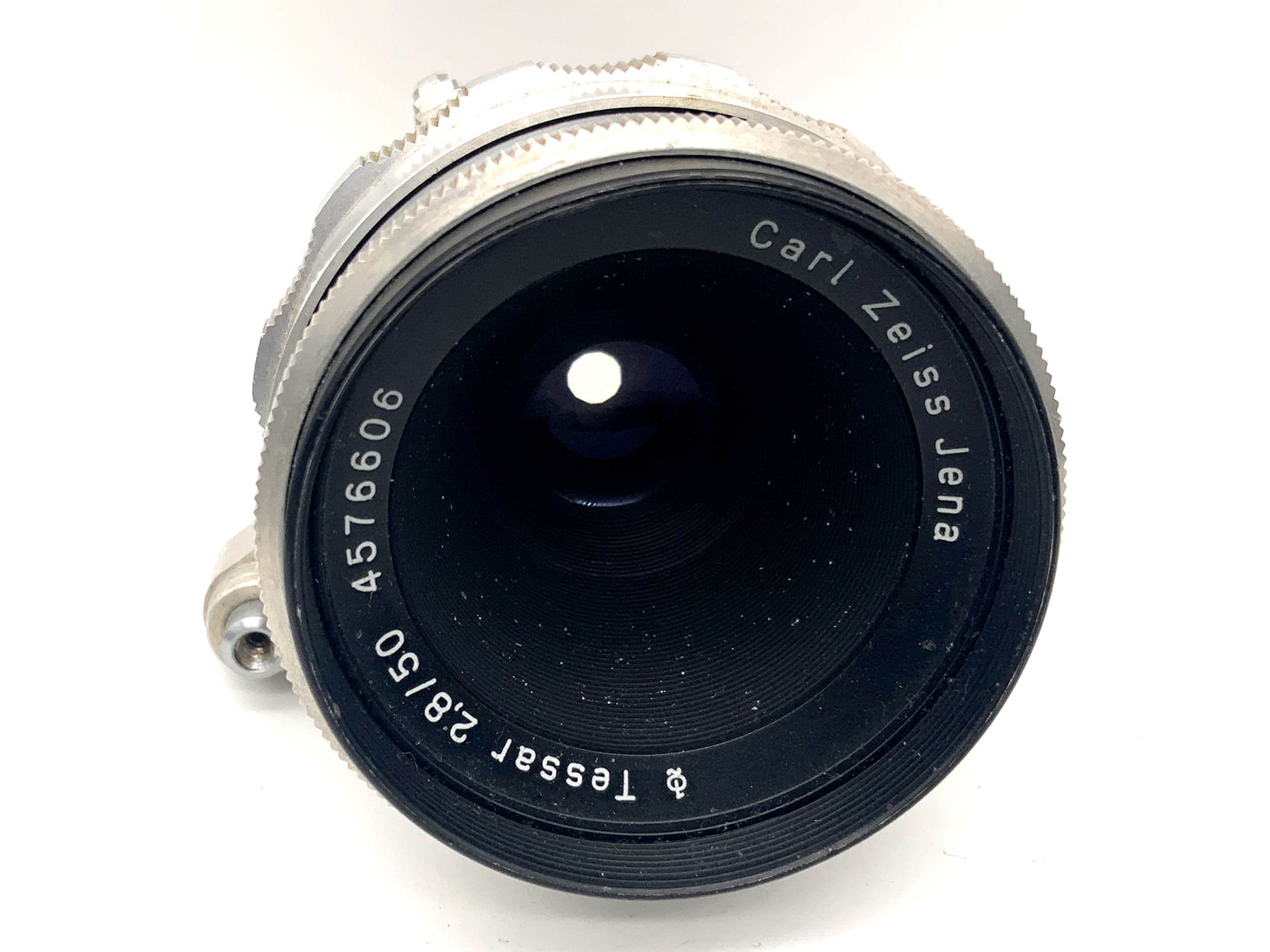 Carl Zeiss Jena Q1 Tessar 50mm 1:2.8 Objektiv 12 Blades (Exa) Pilz!