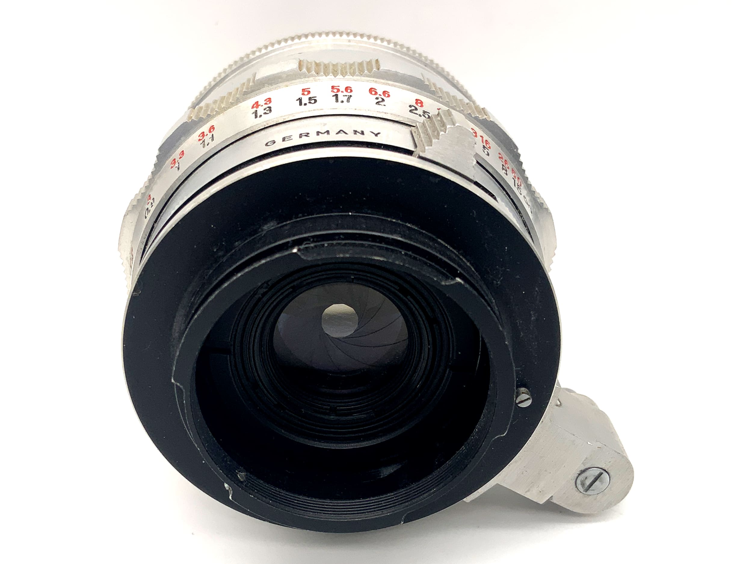 Carl Zeiss Jena Q1 Tessar 50mm 1:2.8 Objektiv 12 Blades (Exa) Pilz!