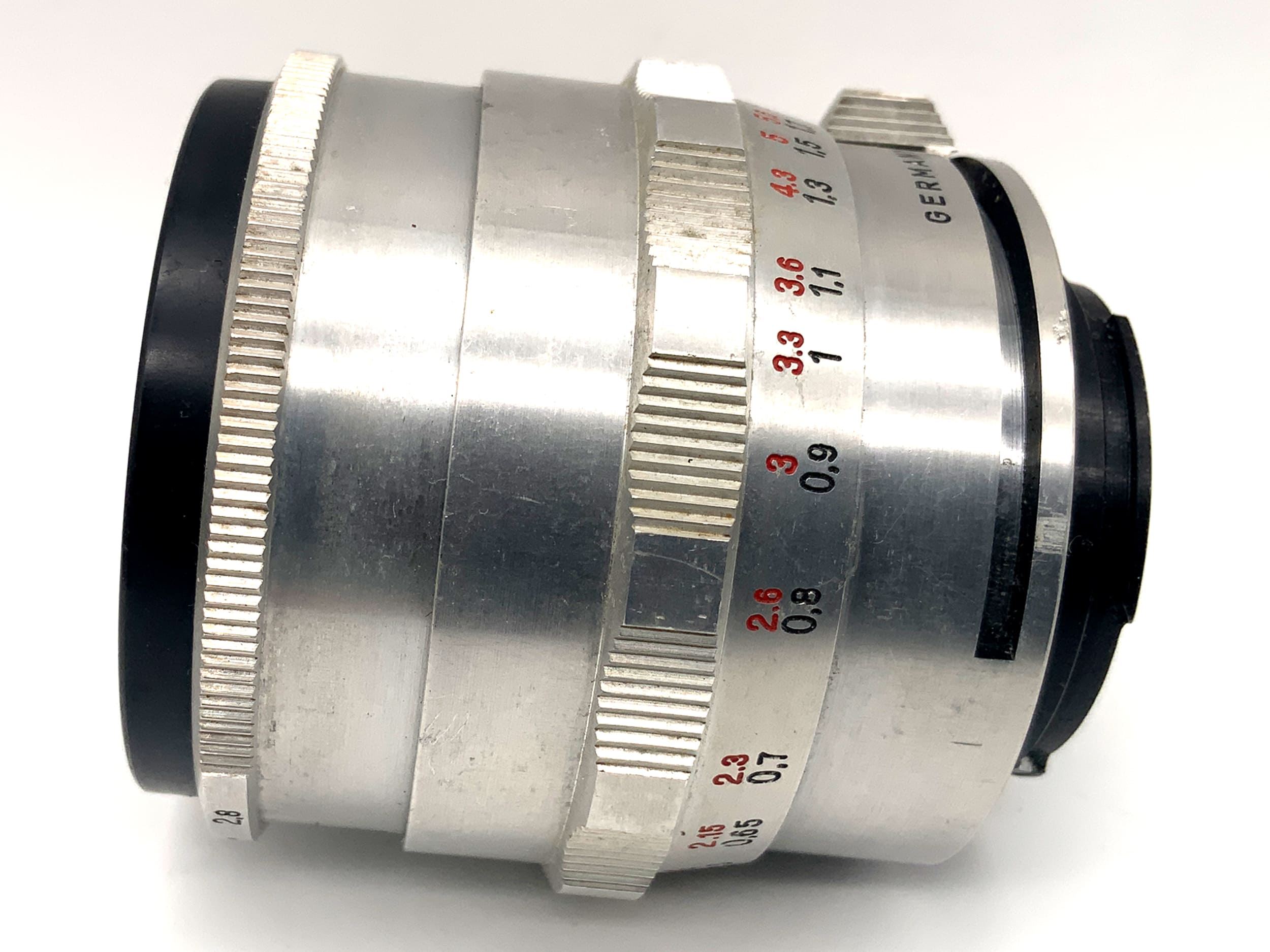 Carl Zeiss Jena Q1 Tessar 50mm 1:2.8 Objektiv 12 Blades (Exa) Pilz!