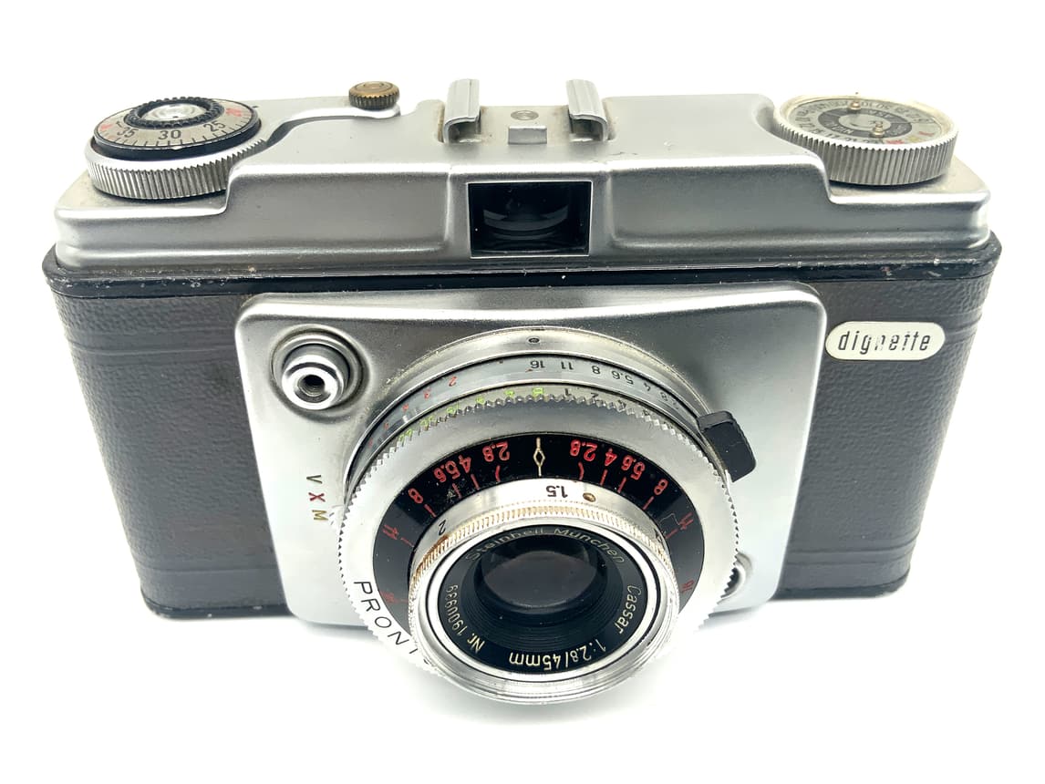 Dacora Dignette Sucherkamera mit Steinheil München Cassar 1:2.8/45mm