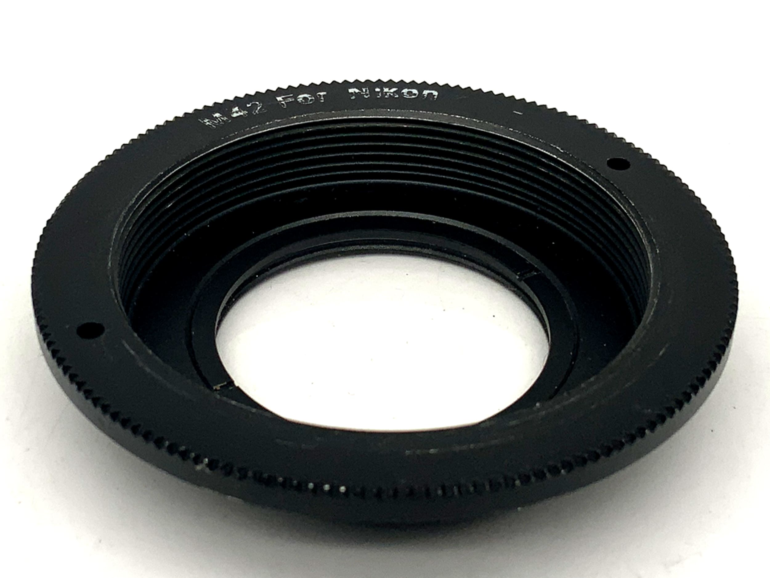 Objektivadapter mit Infinity-Fokusglas lens mount converter (M42 -> Nikon F)