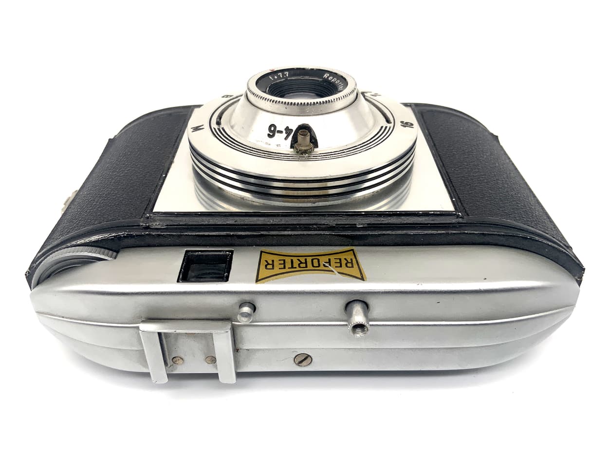Gerlach (NIXON) Reporter Sucherkamera mit Achromat 1:7.7 Analogkamera