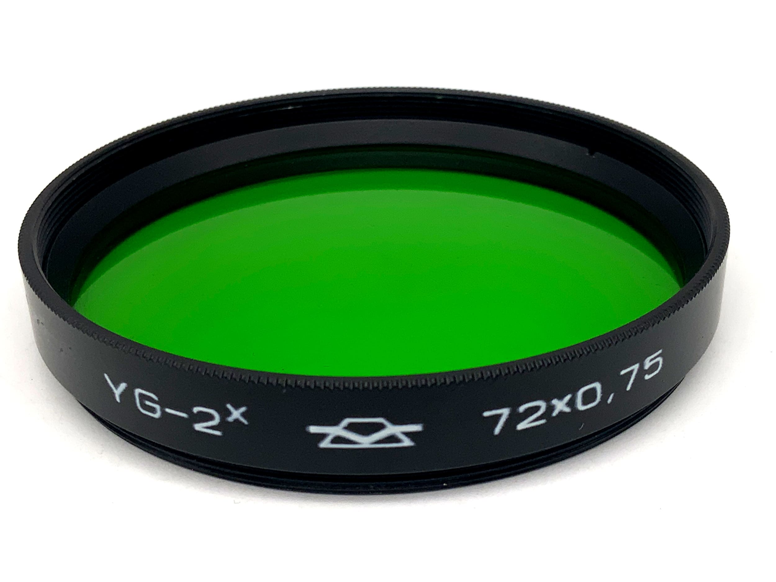 Zenit Farbfilter YG-2x 72x0,75 grün green Filter 72mm Kreisförmig Filtergewinde