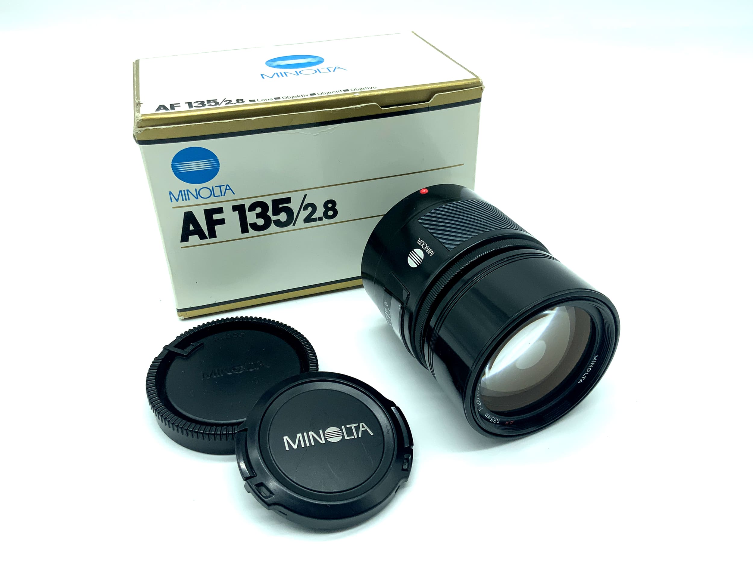 Minolta 135mm 1:2.8(32) Objektiv in OVP AF Autofokus (Minolta AF / Sony A)