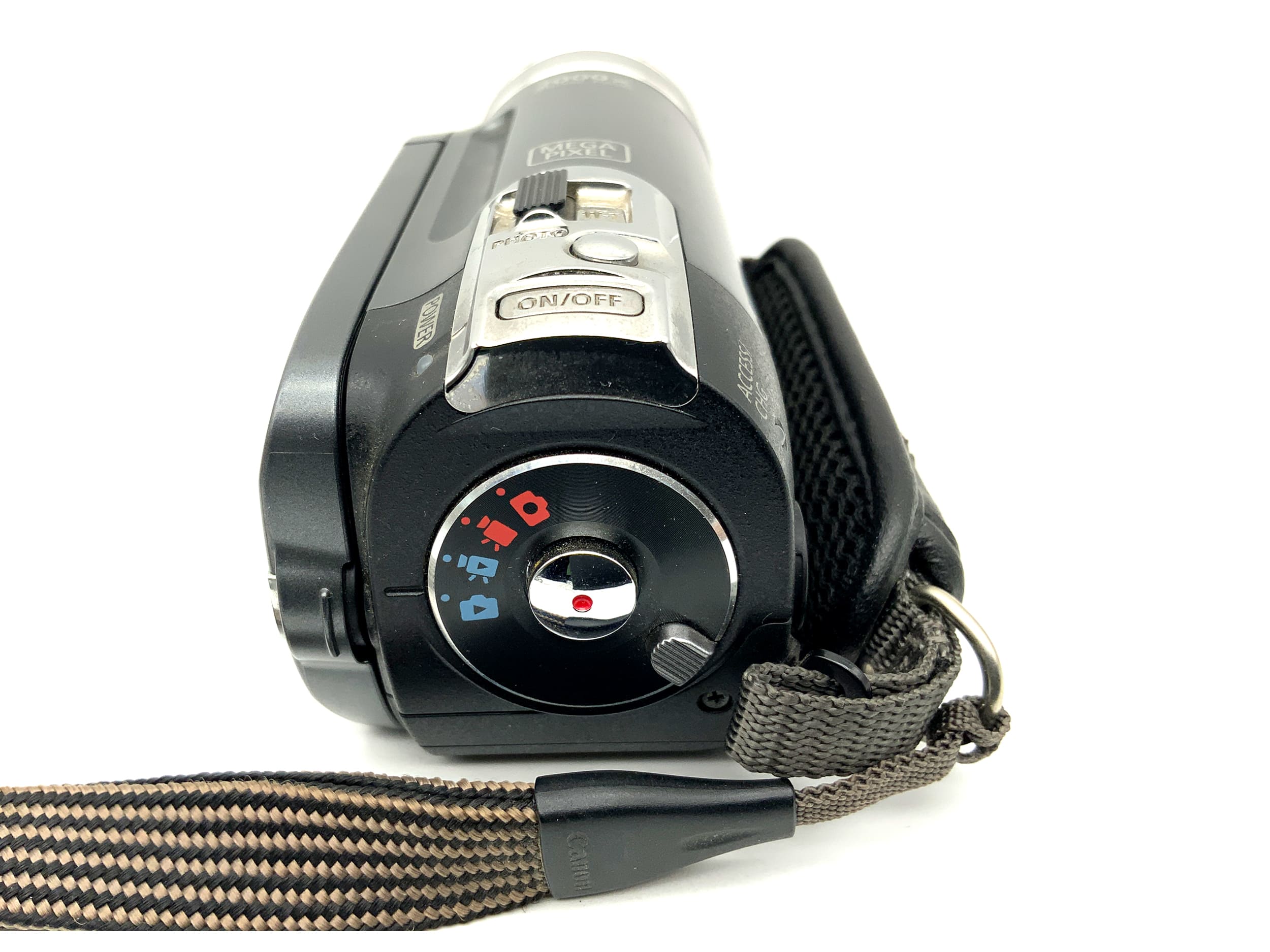 Canon FS11 Camcorder mit 2.6-96.2mm 1:2.0 Videokamera mit Akku