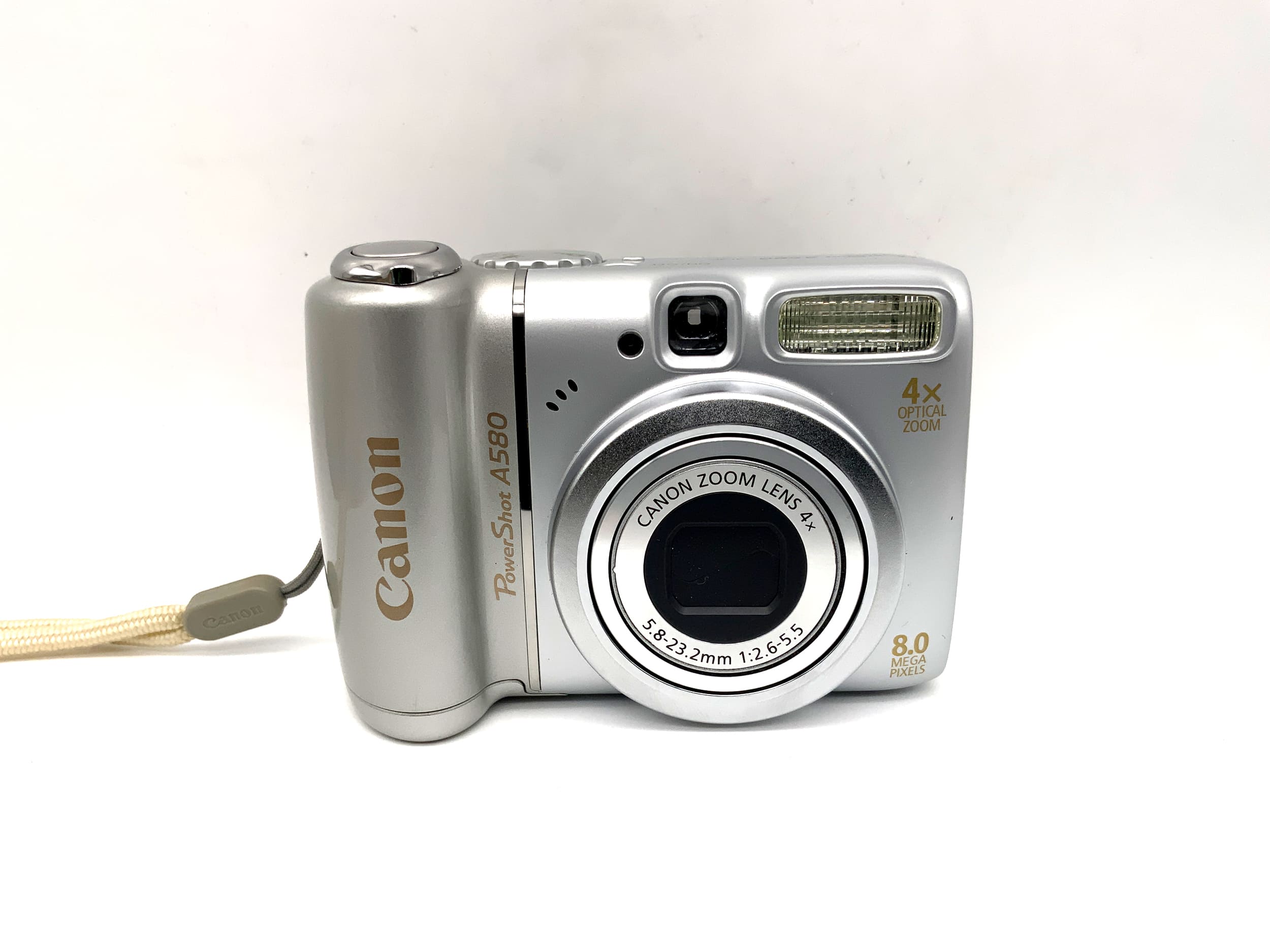 Canon PowerShot A580 Digitale Kompaktkamera mit 5.8-23.2mm 1:2.6-5.5