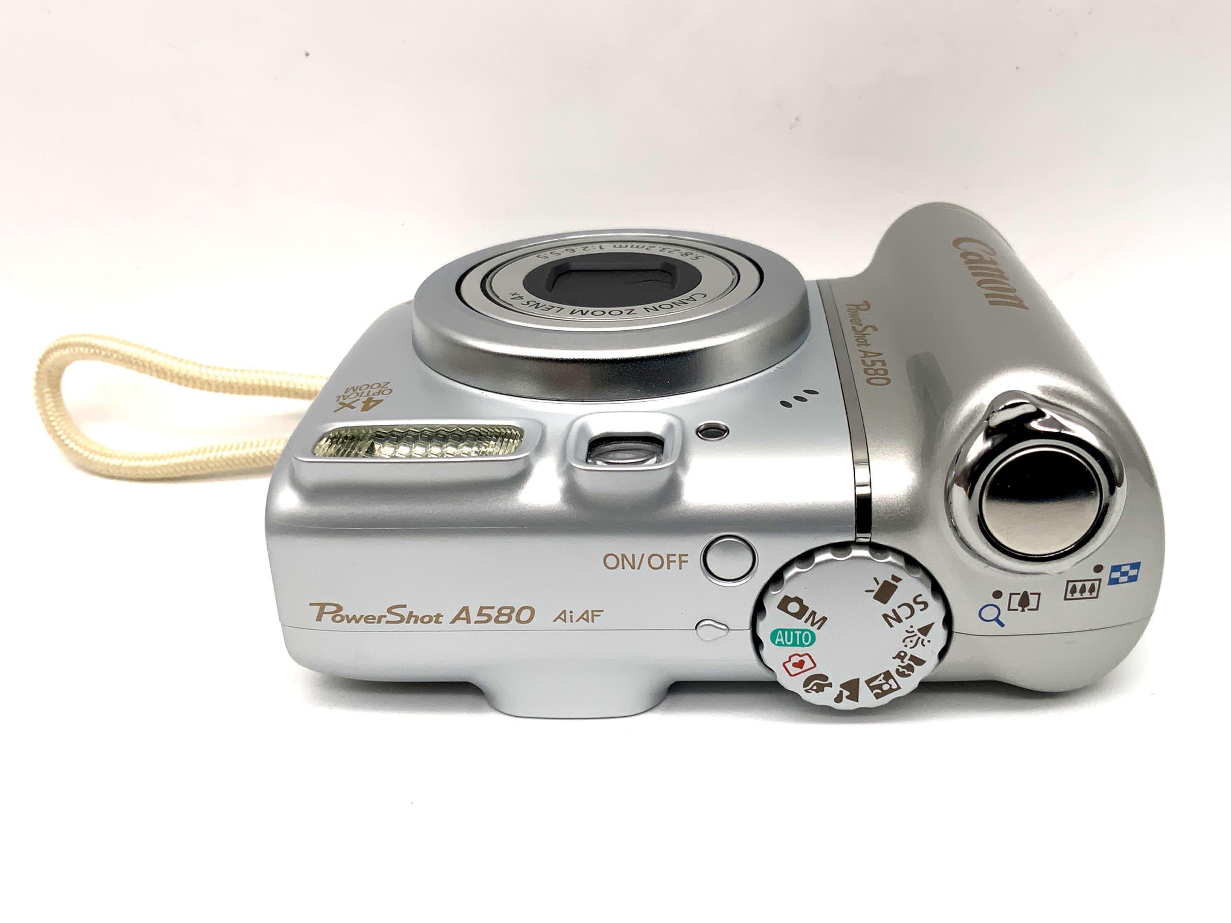 Canon PowerShot A580 Digitale Kompaktkamera mit 5.8-23.2mm 1:2.6-5.5