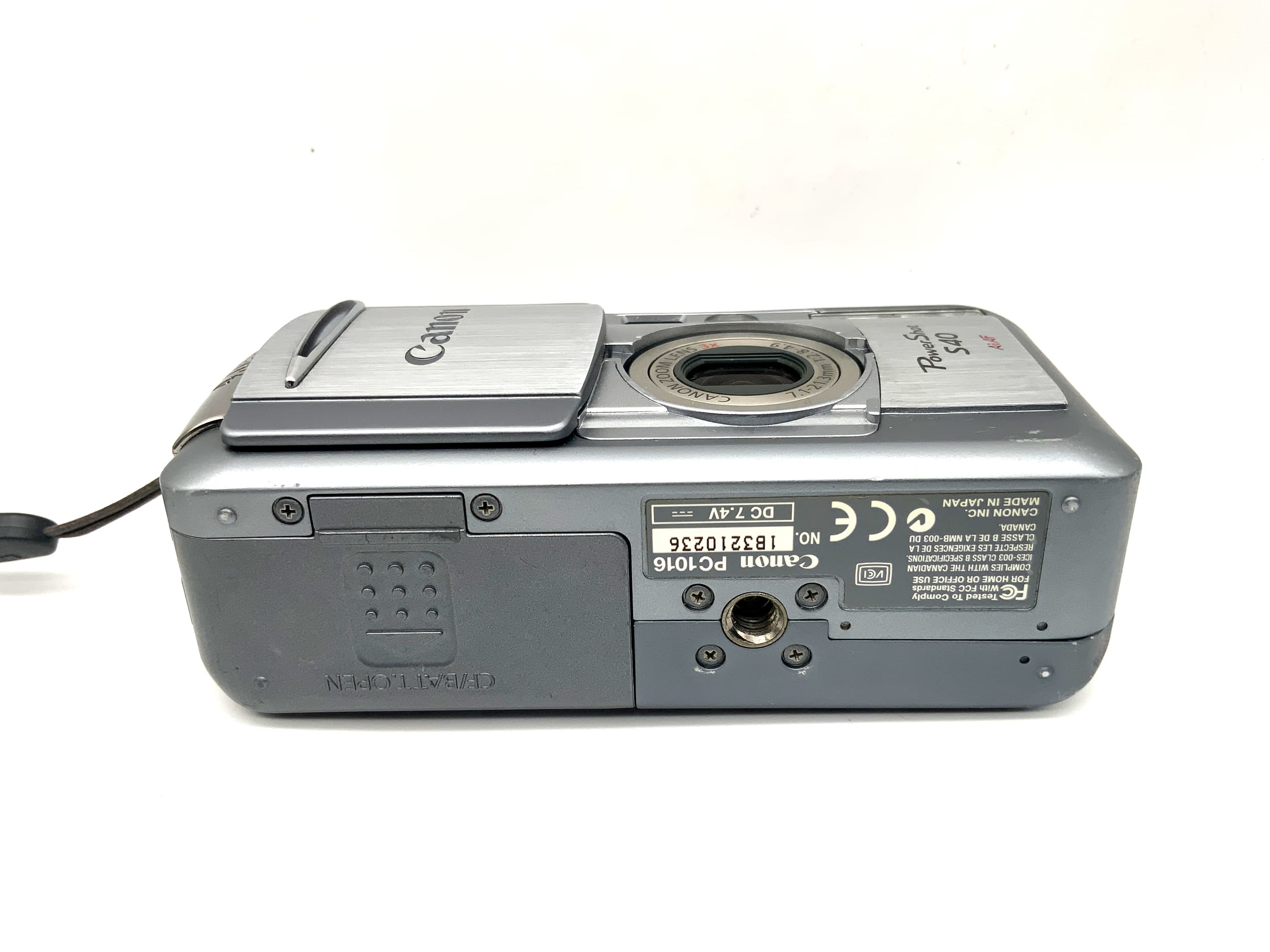 Canon PowerShot S40 Digitale Kompaktkamera mit 7.1-21.3mm 1:2.8-4.9