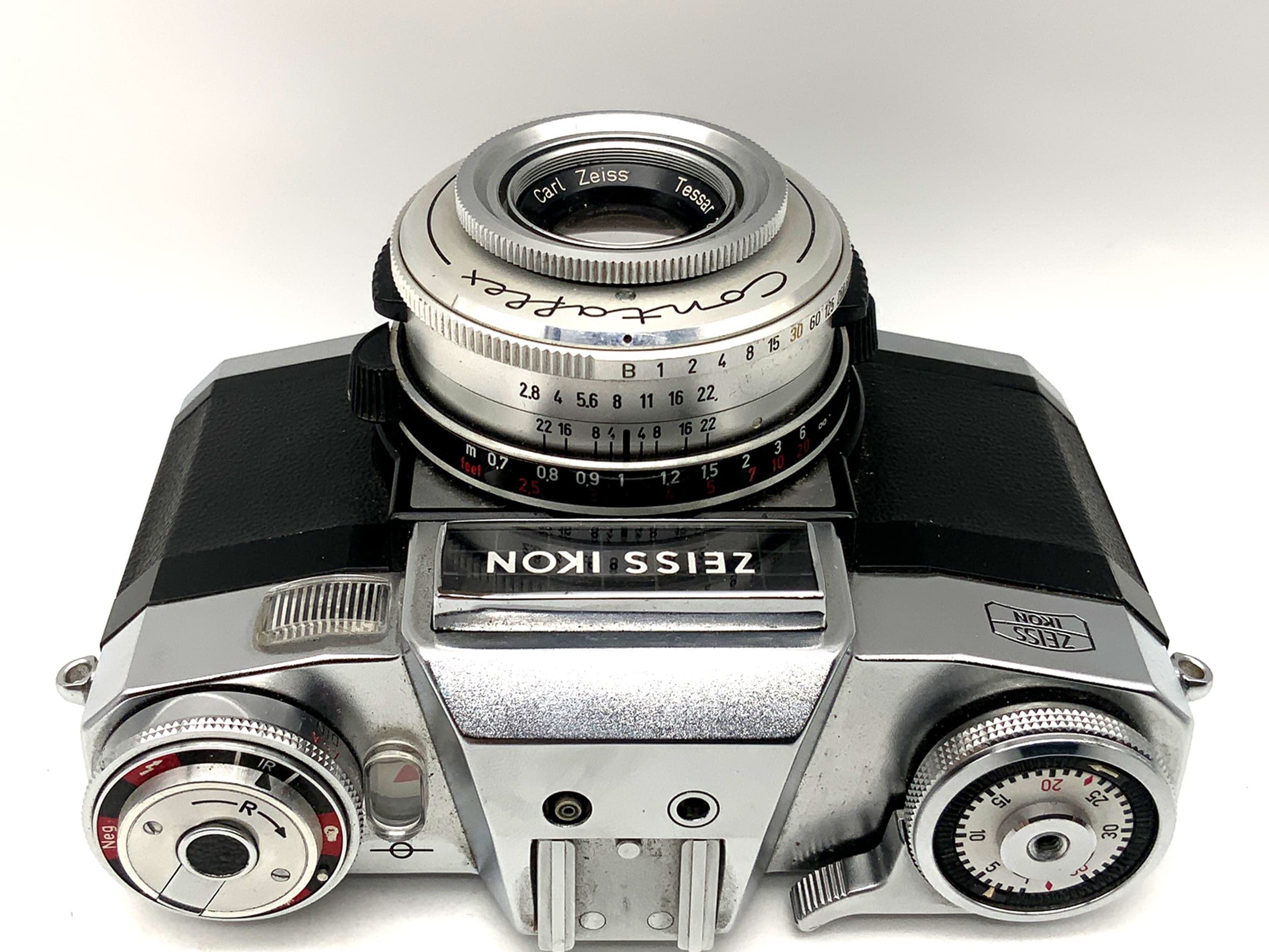 Zeiss Ikon Contaflex 35mm SLR analog mit Tessar 2.8/50 Synchro-Compur-X Body
