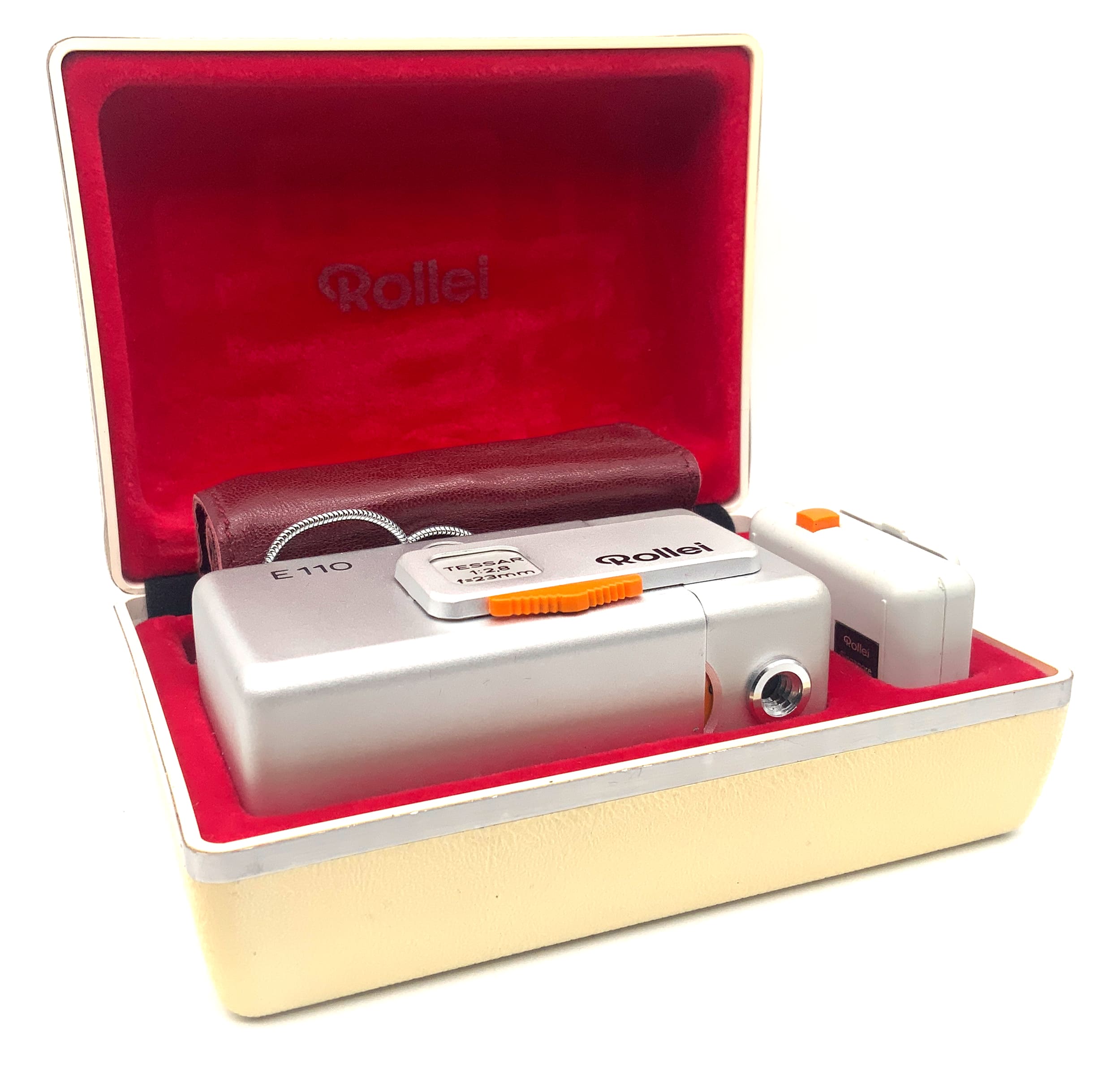 Rollei E110 Miniaturkamera mit Tessar 23mm 1:2,8 Kleinstbildkamera