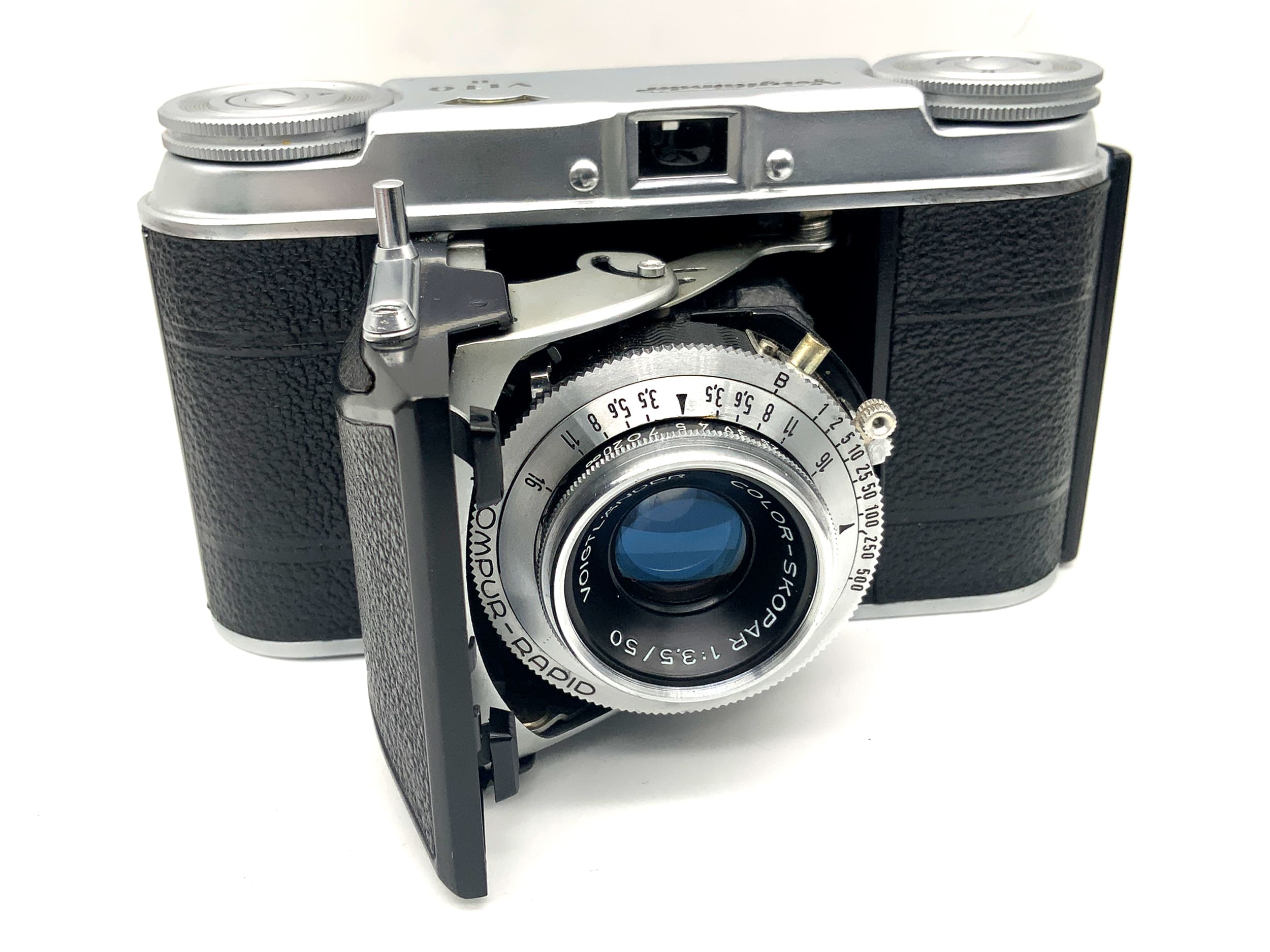 Voigtländer Vito II Klappkamera mit Color-Skopar 50mm 1:3.5 Analogkamera