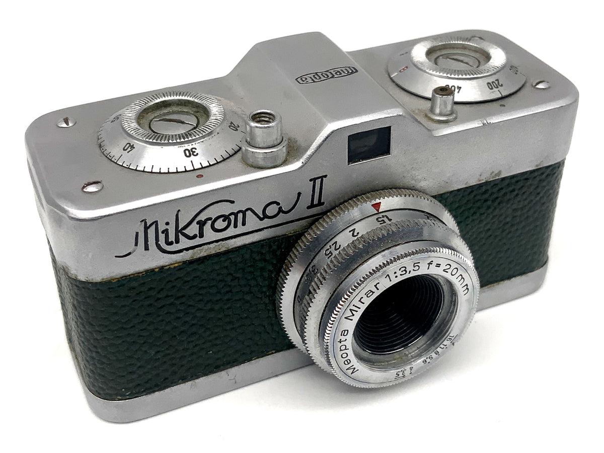 Meopta Mikroma II Miniaturkamera mit Mirar 20mm 1:3,5 Kleinstbildkamera