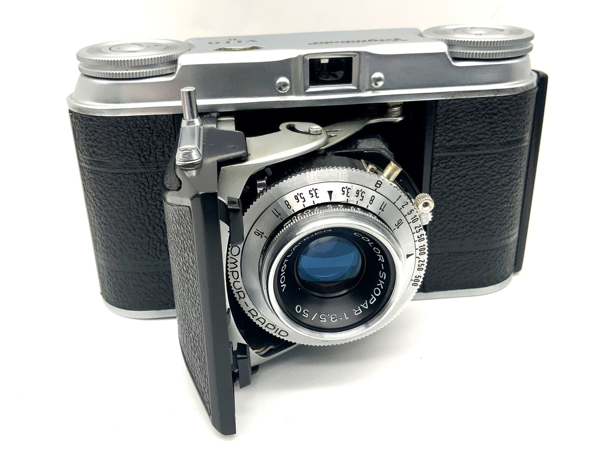 Voigtländer Vito II Klappkamera mit Color-Skopar 50mm 1:3.5 Analogkamera