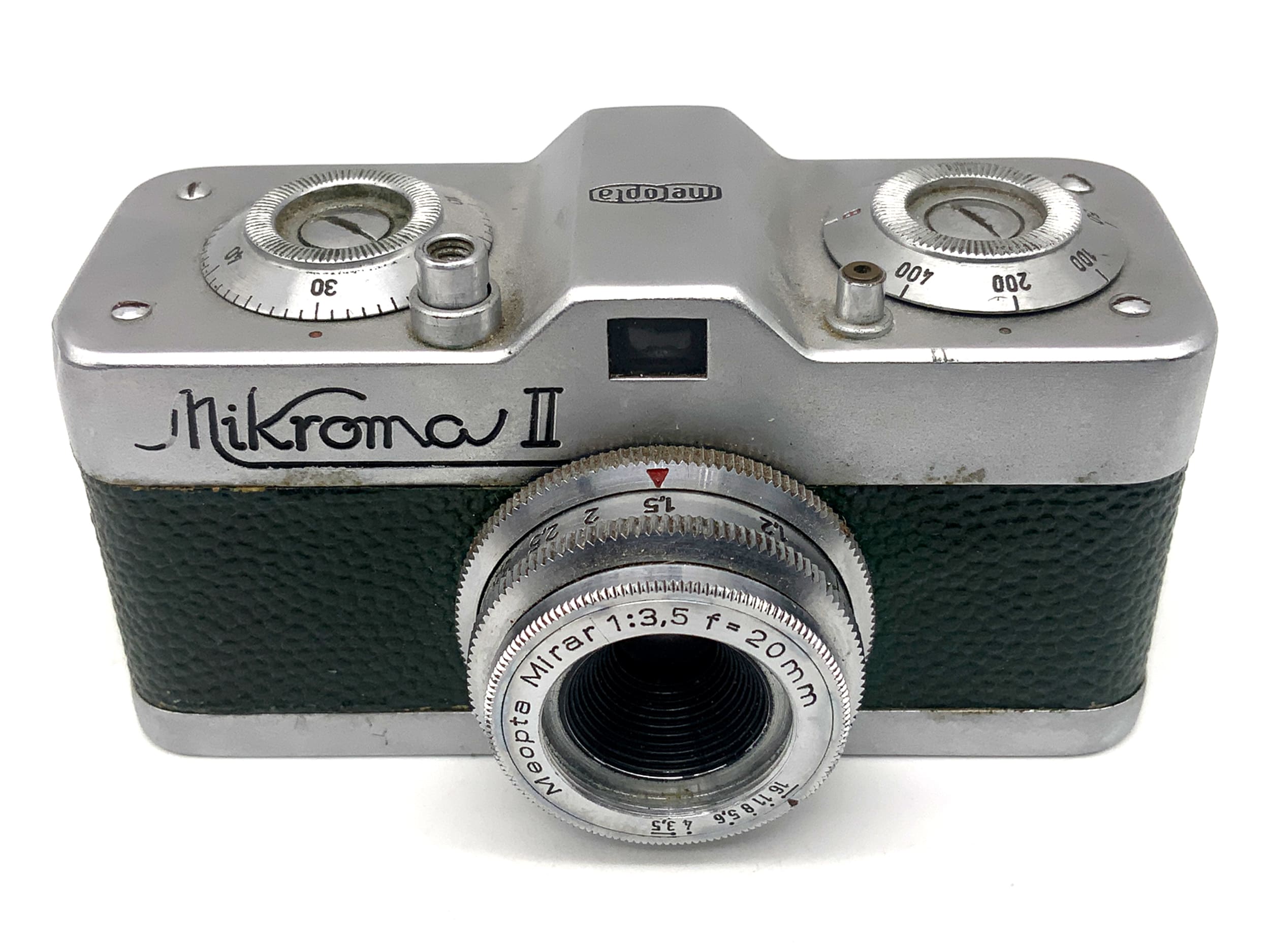 Meopta Mikroma II Miniaturkamera mit Mirar 20mm 1:3,5 Kleinstbildkamera