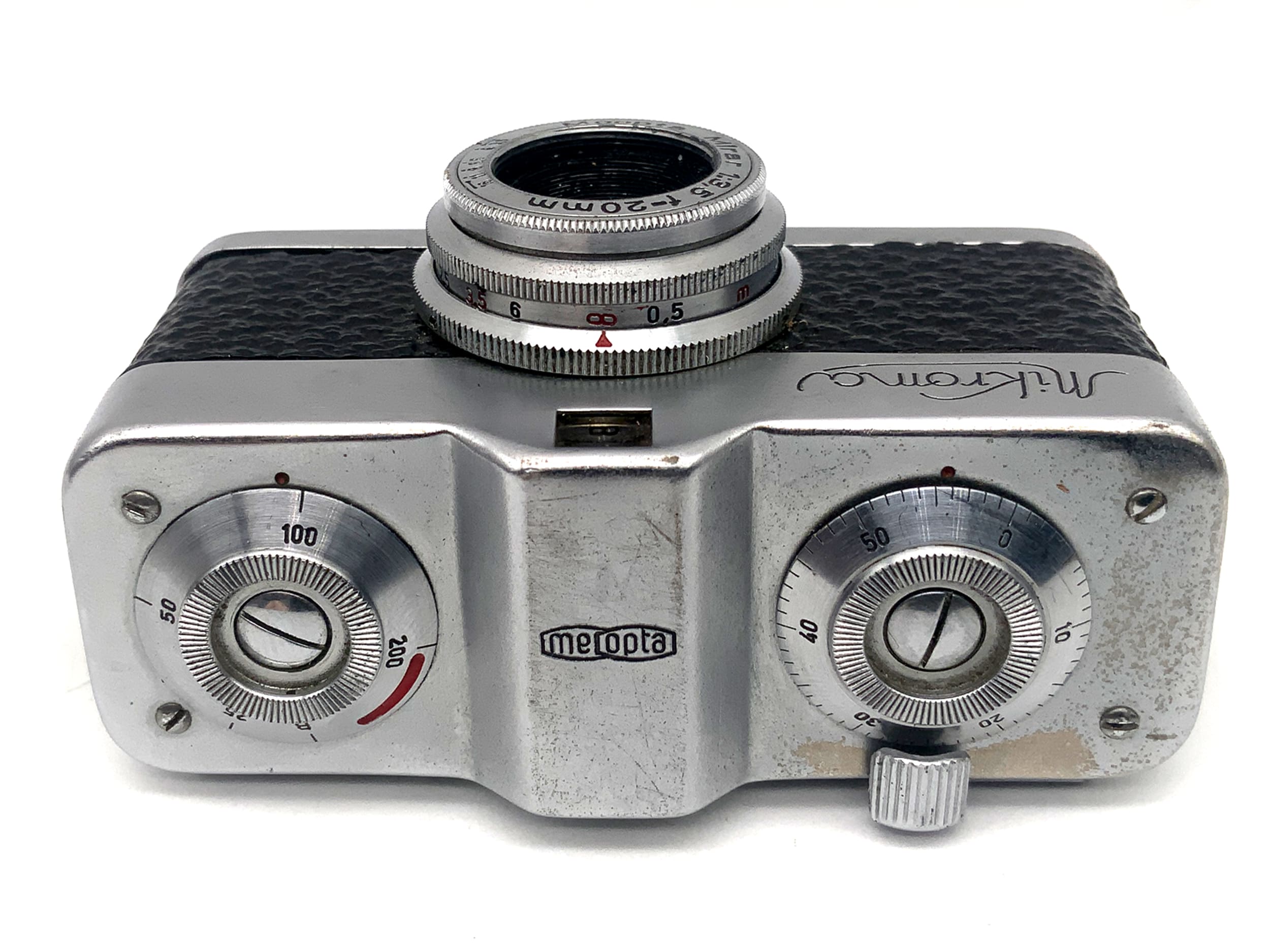 Meopta Mikroma Miniaturkamera mit Mirar 20mm 1:3,5 Kleinstbildkamera