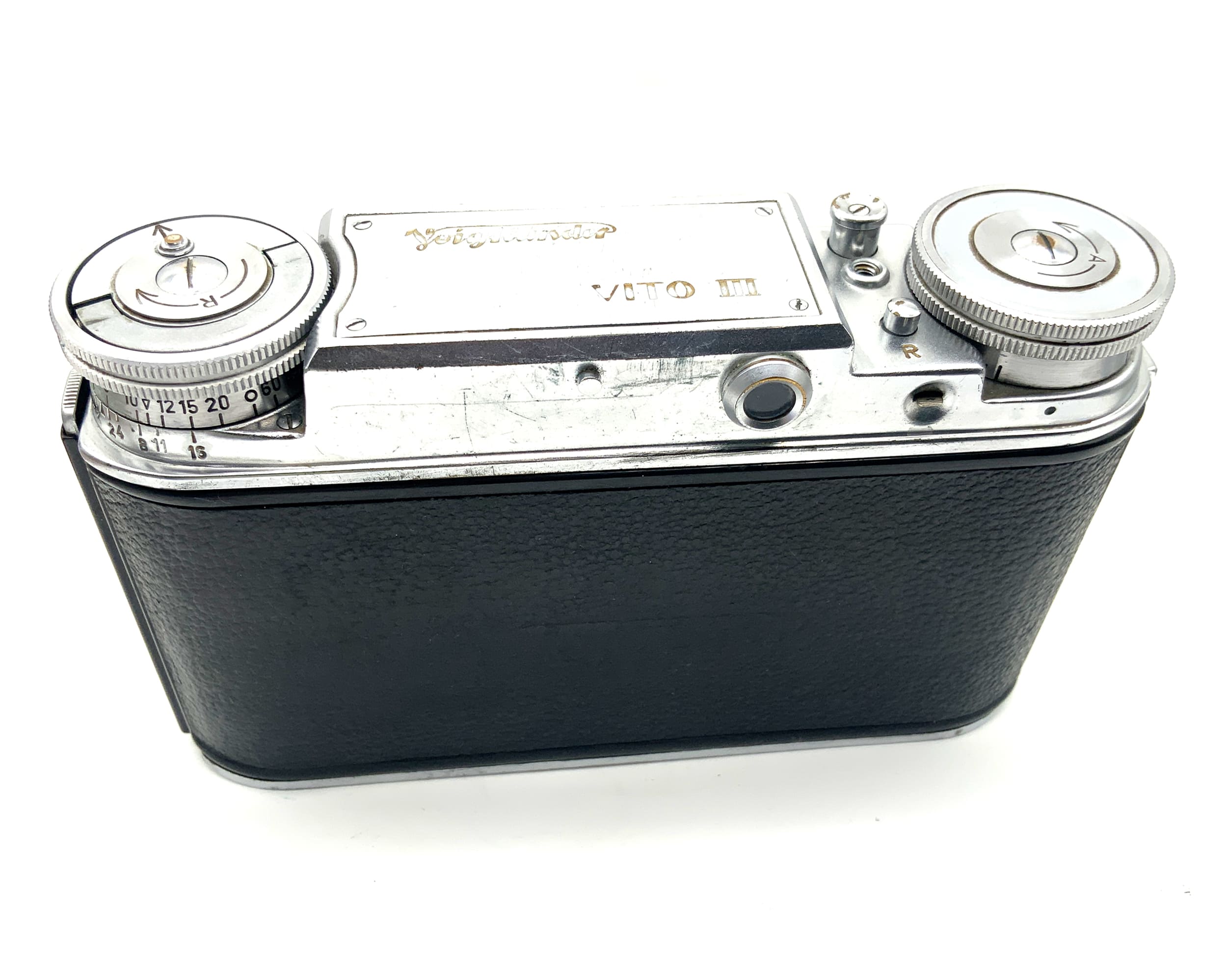 Voigtländer Vito III Klappkamera mit Ultron 50mm 1:2 Messsucher Analogkamera