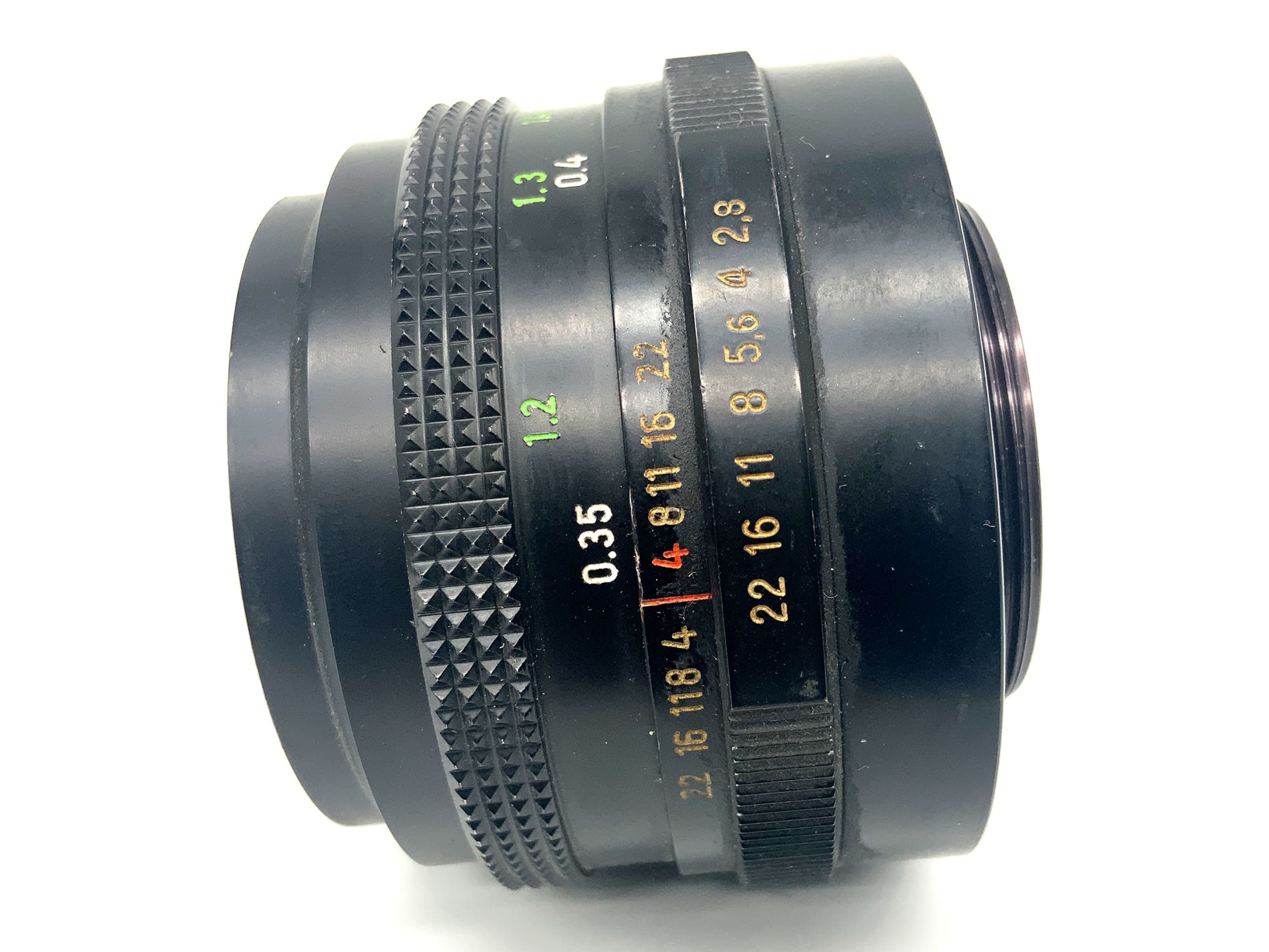 Carl Zeiss Jena Tessar 50mm 1:2,8 Objektiv Festbrennweite (M42) Pilz!