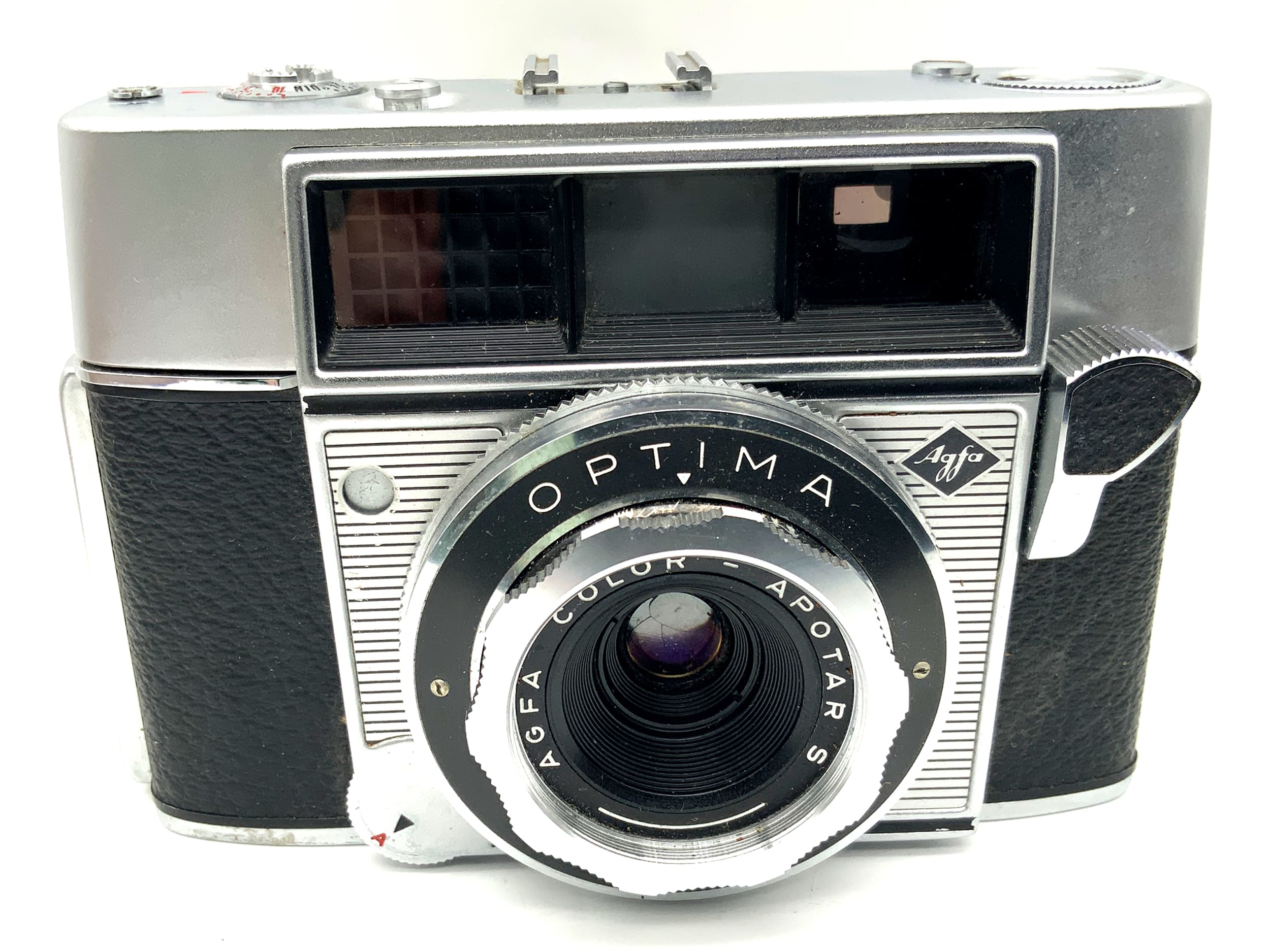 Agfa Optima Sucherkamera mit Color-Apotar S Compur Kompaktkamera Analogkamera