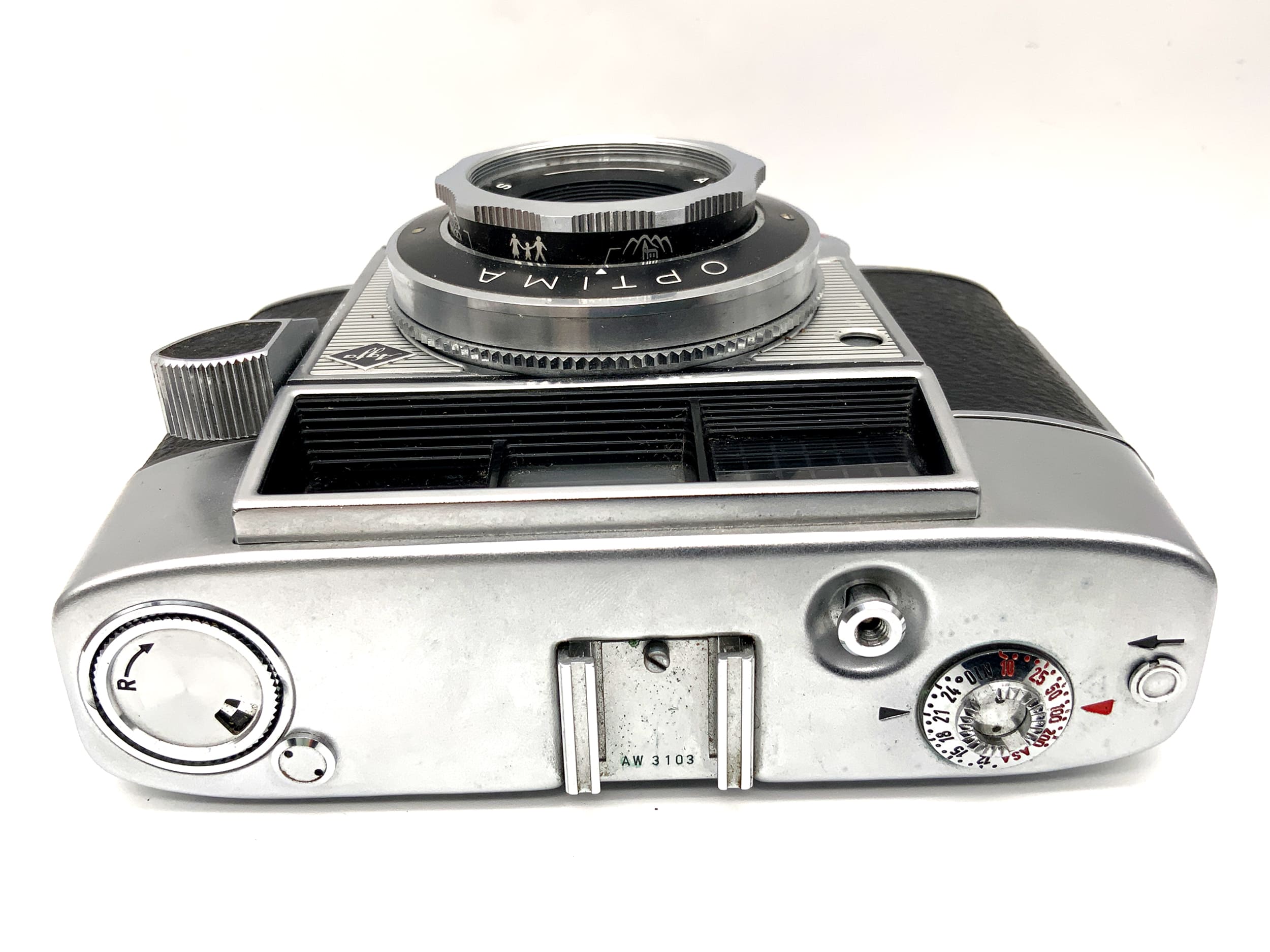 Agfa Optima Sucherkamera mit Color-Apotar S Compur Kompaktkamera Analogkamera