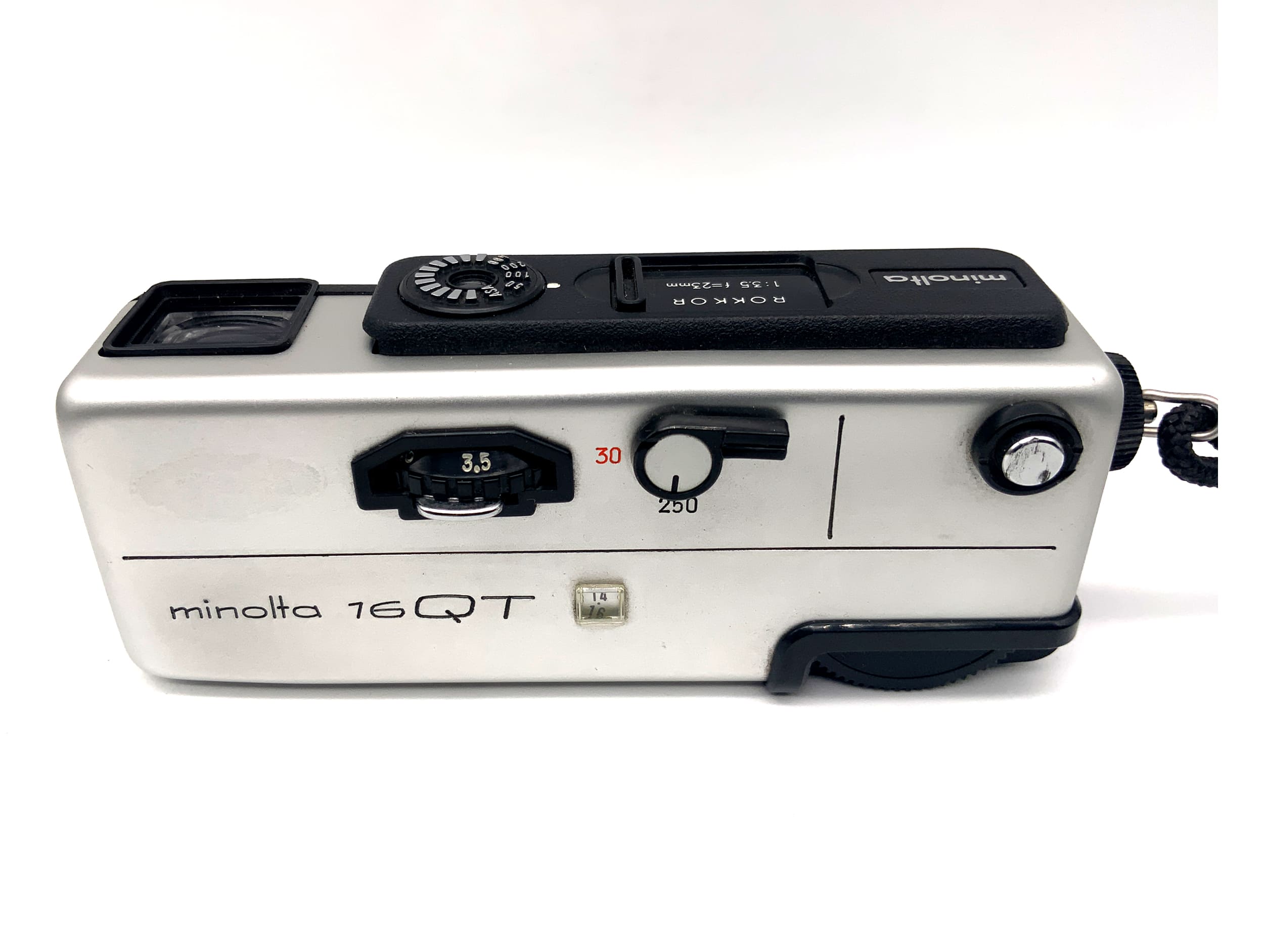 Minolta 16 QT Miniaturkamera mit Rokkor 23mm 1:3.5 Kleinstbildkamera