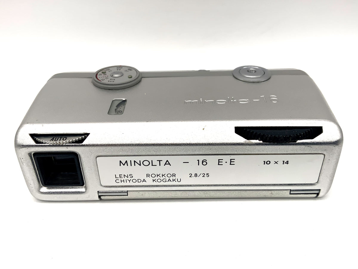 Minolta 16EE Miniaturkamera mit Rokkor 25mm 1:2.8 Kleinstbildkamera