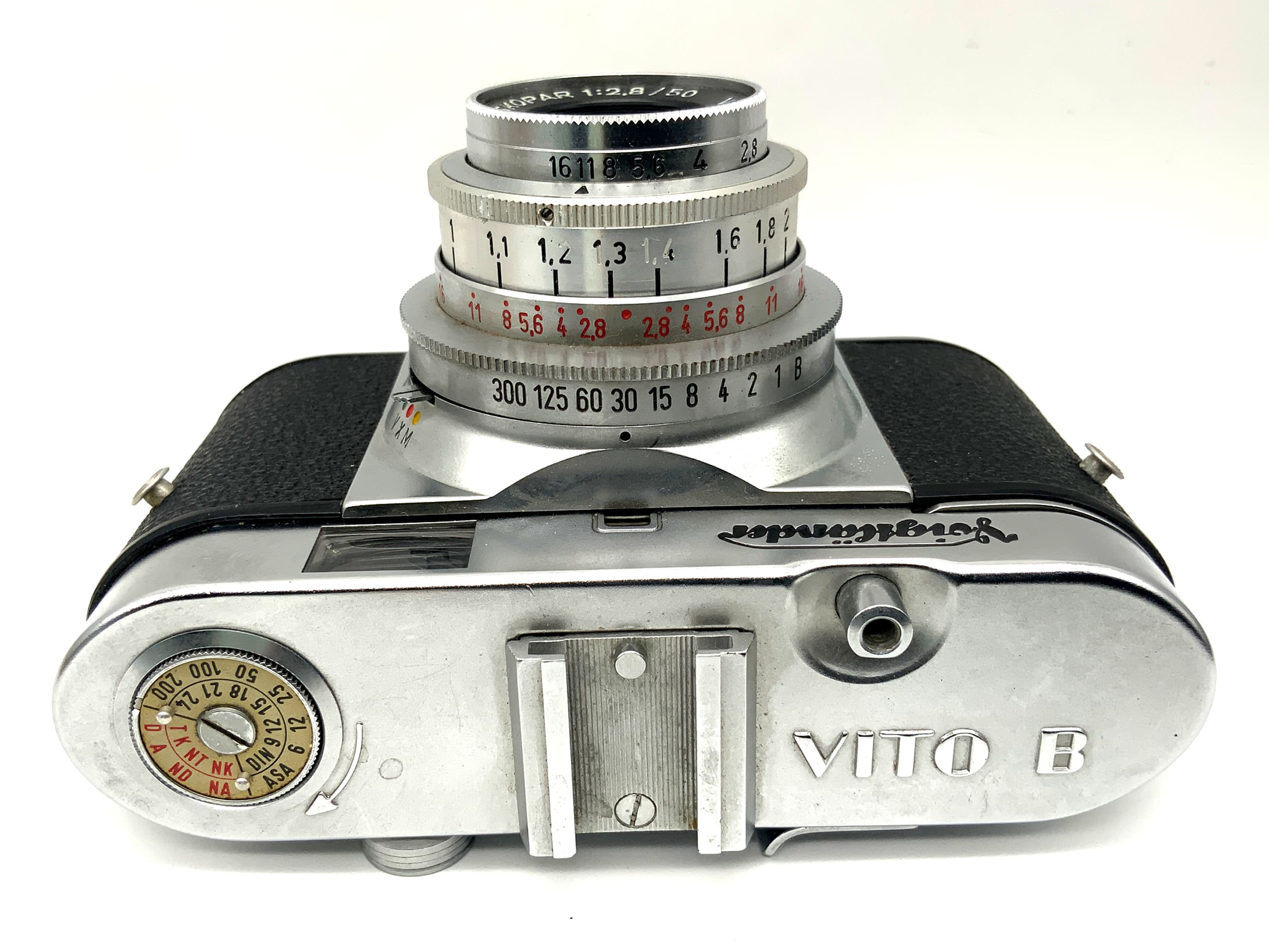 Voigtländer Vito B Sucherkamera mit Color-Skopar 50mm 1:2.8 Prontor-SVS