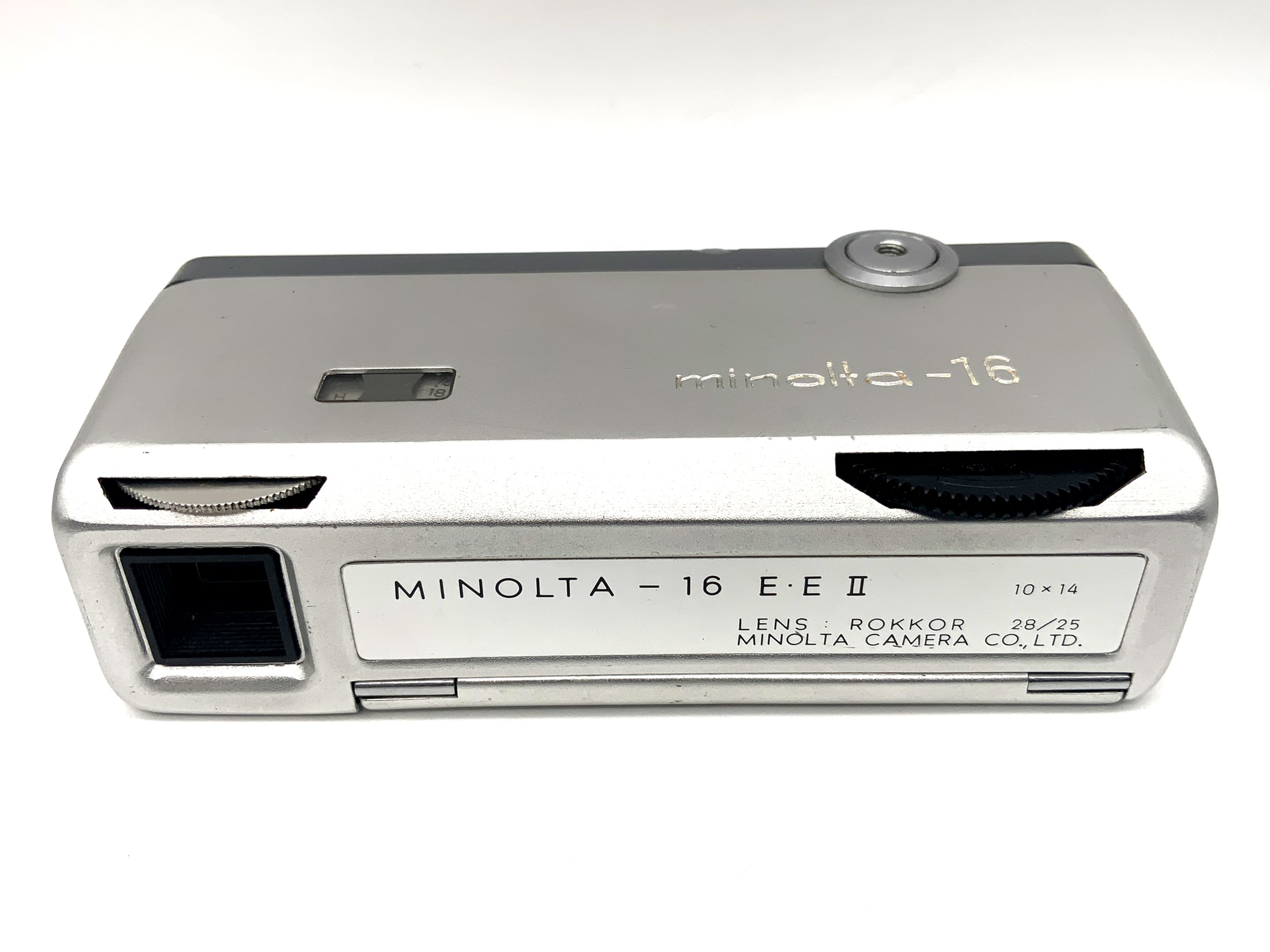 Minolta 16EE II Miniaturkamera mit Rokkor 25mm 1:2.8 Kleinstbildkamera