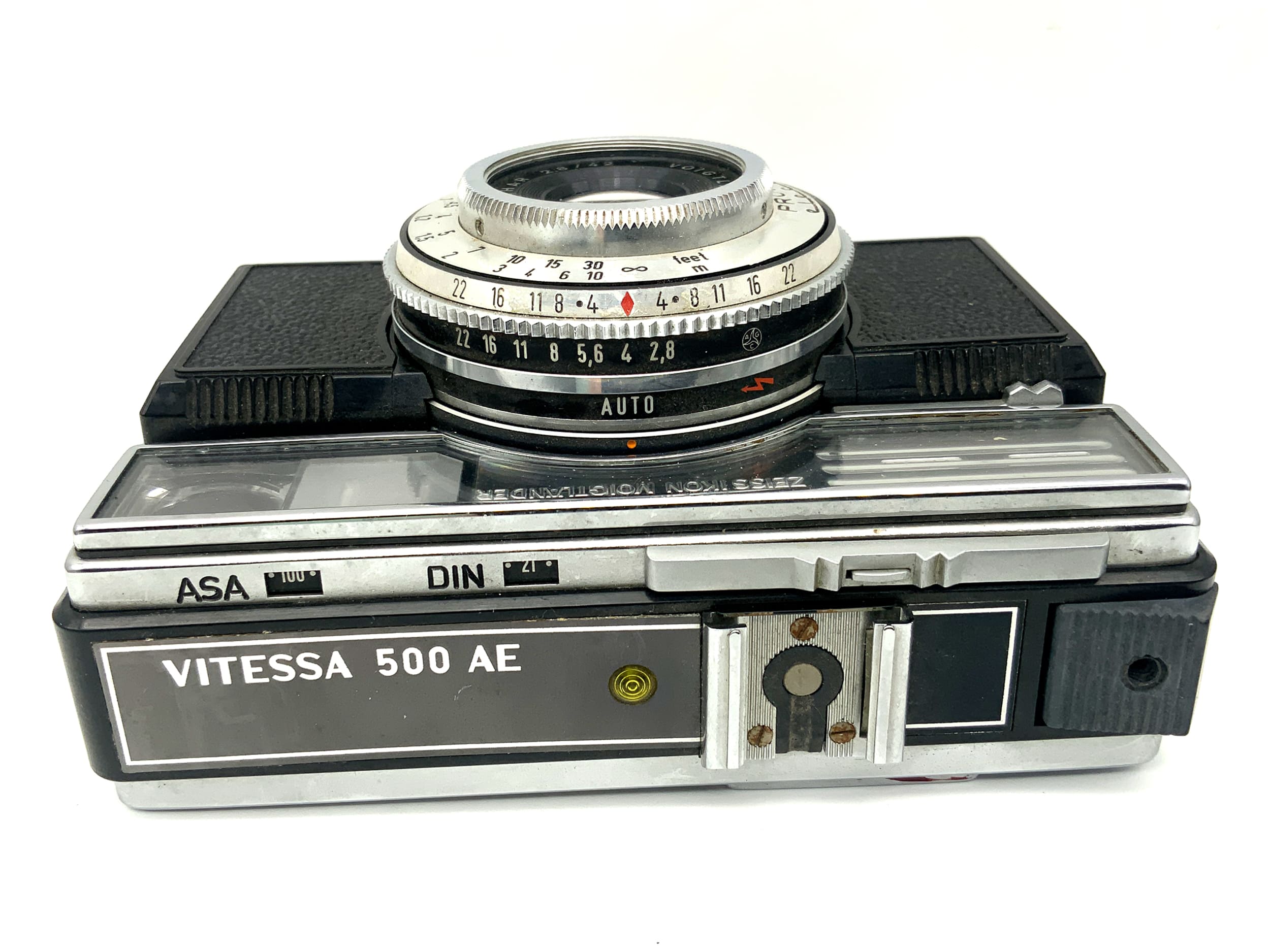 Voigtländer Vitessa 500 AE Sucherkamera mit Color-Lanthar 42mm 1:2.8 Prontor 500