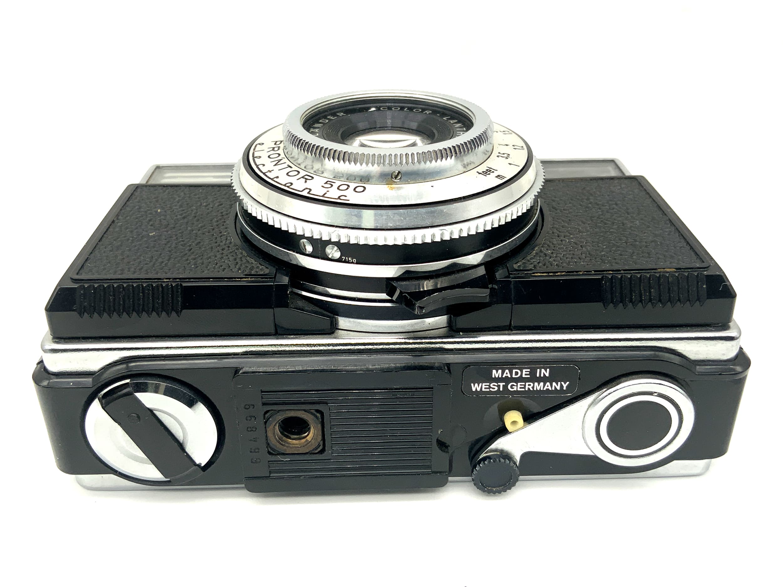 Voigtländer Vitessa 500 AE Sucherkamera mit Color-Lanthar 42mm 1:2.8 Prontor 500