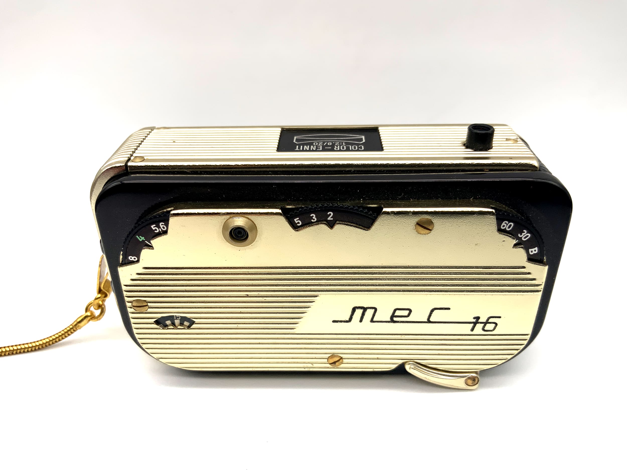 Feinwerktechnik MEC 16 Gold Miniaturkamera mit Color-Ennit 20mm 1:2.8