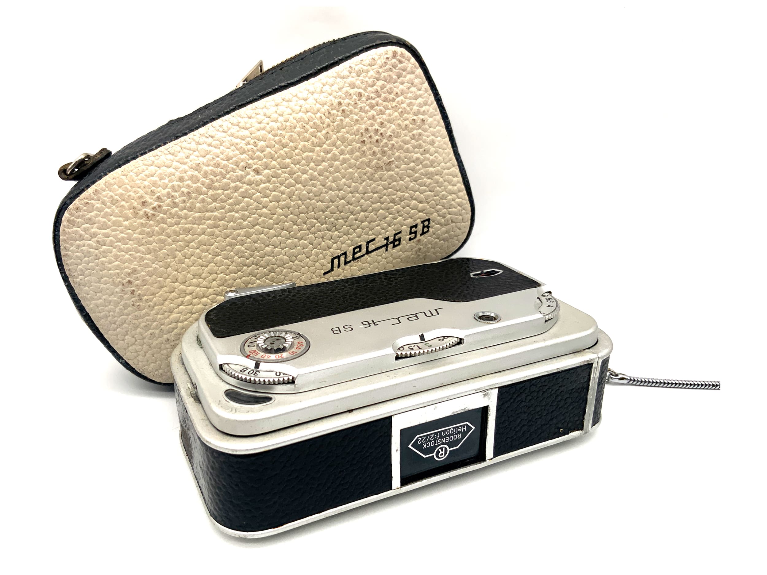 Feinwerktechnik MEC 16 SB Miniaturkamera mit Rodenstock Heligon 22mm 1:2