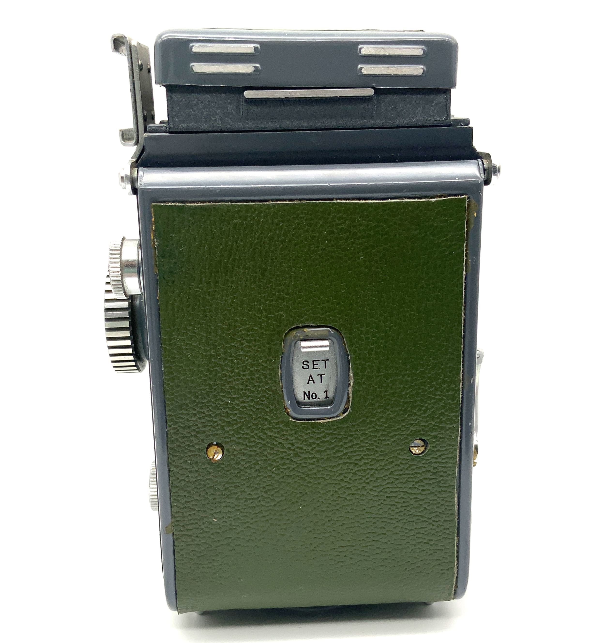 Yashica 44 TLR mit Yashicor 60mm 1:3.5 Copal SV Zweiäugige Analogkamera