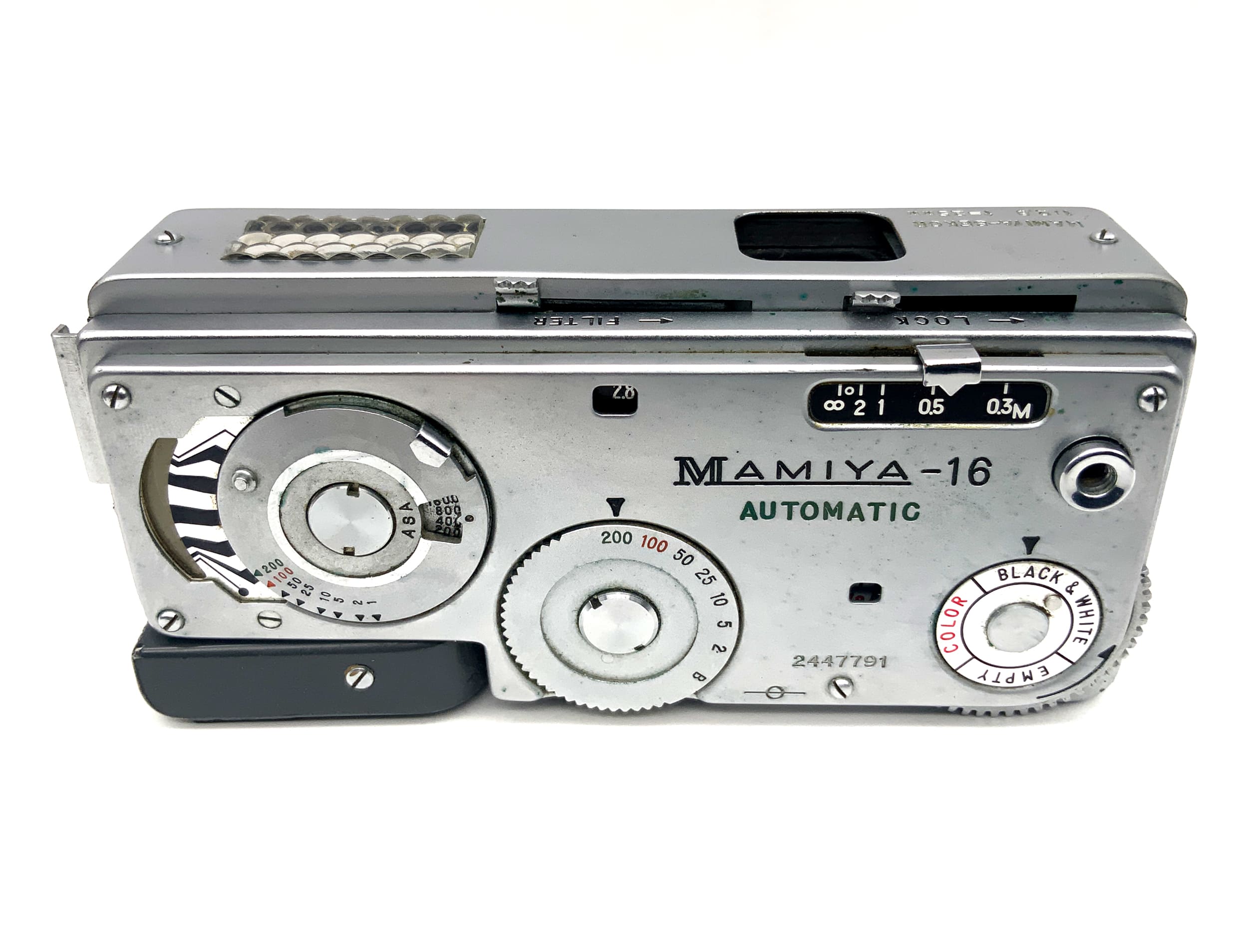 Mamiya 16 Automatic Miniaturkamera mit Sekor 25mm 1:2.8 Kleinstbildkamera